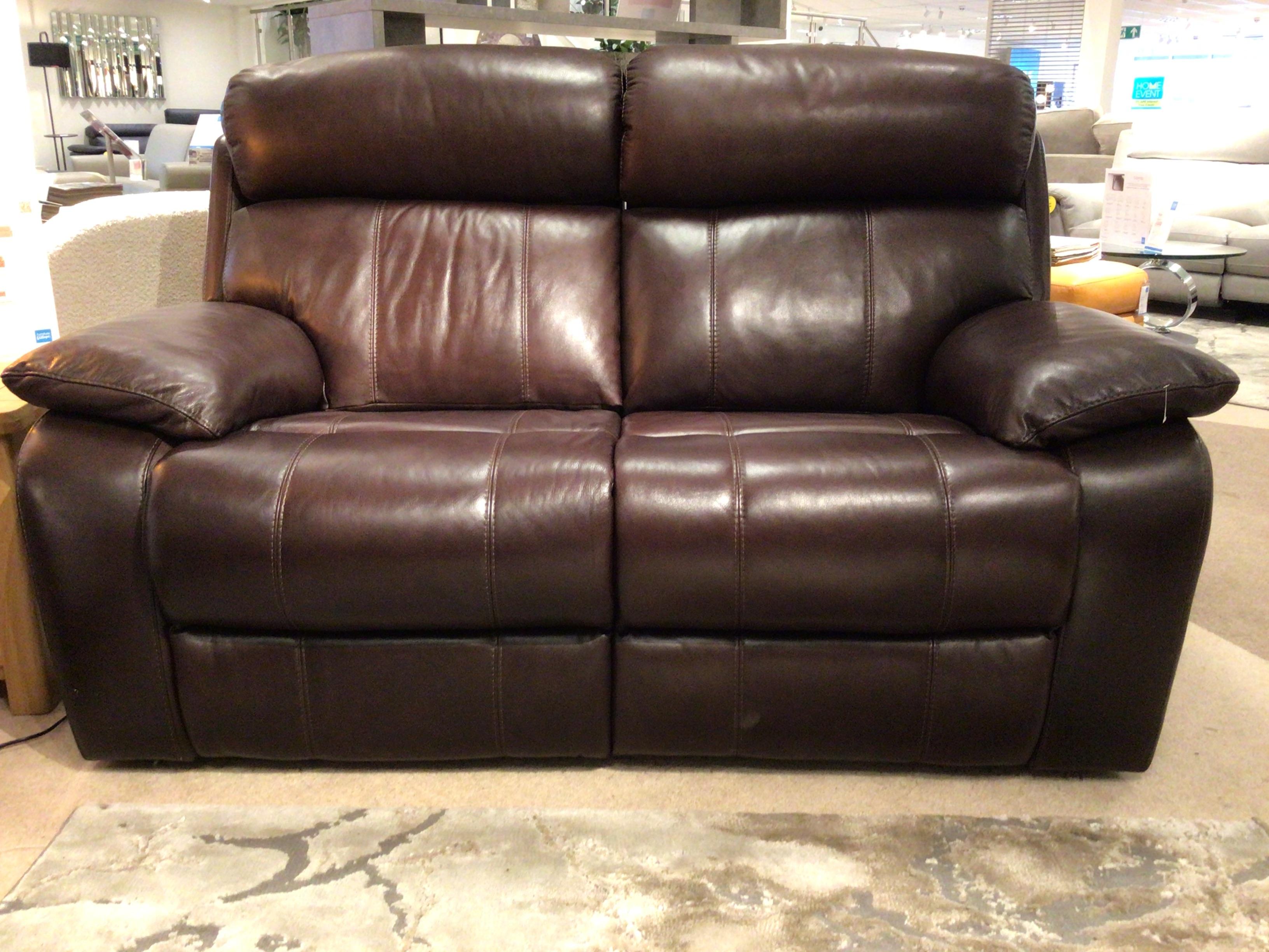 Moreno Leather 2 Seater Power Recliner in  on Furniture Village