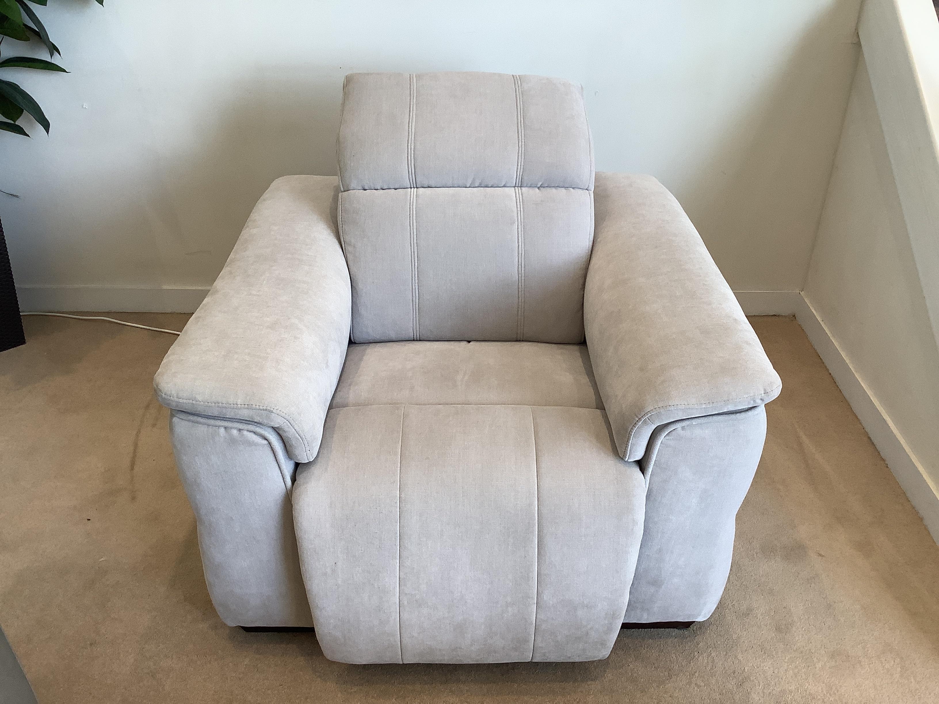 Inca power chair with power headrest in  on Furniture Village