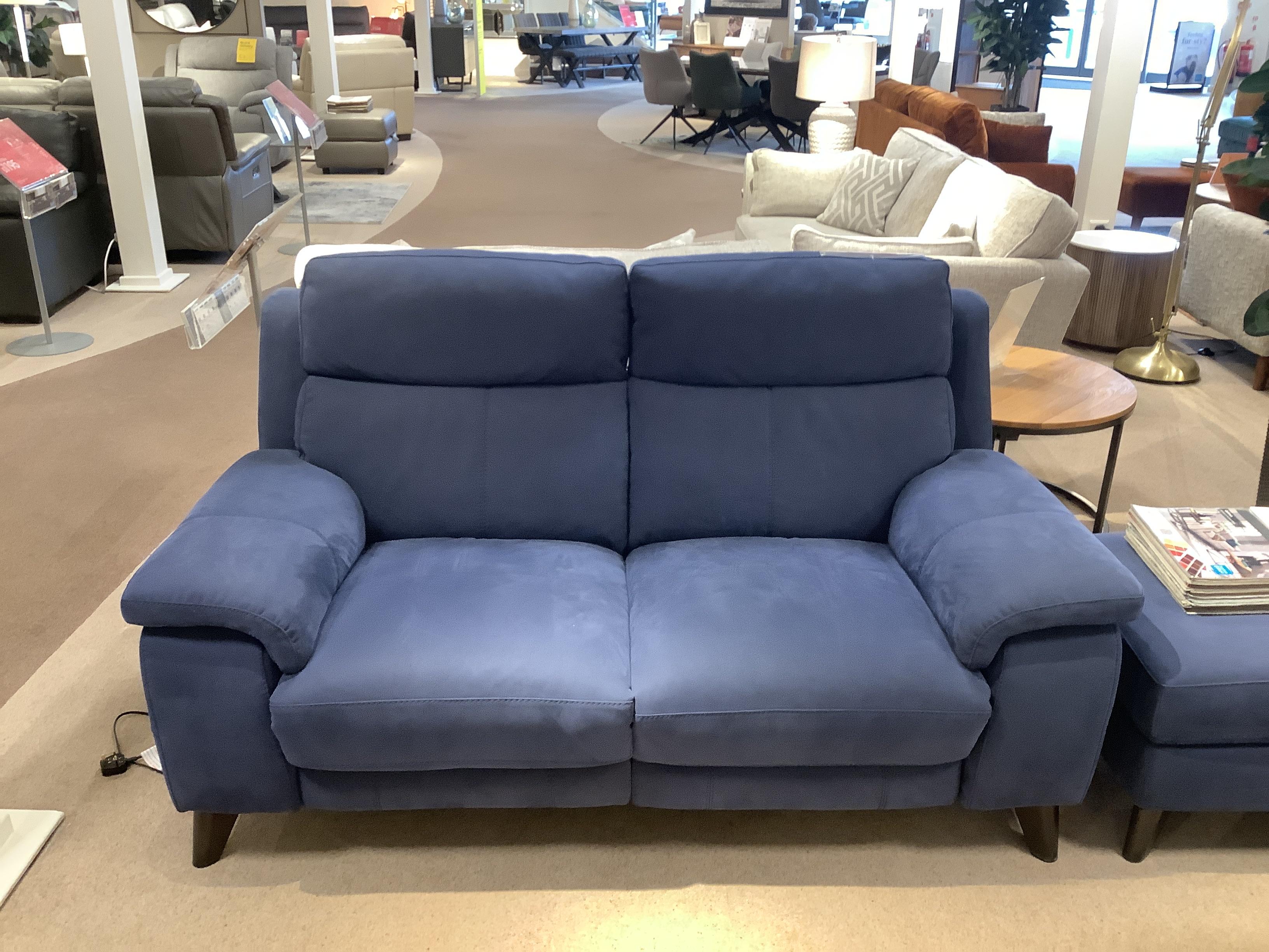 Missouri 2 seater sofa and stool in  on Furniture Village