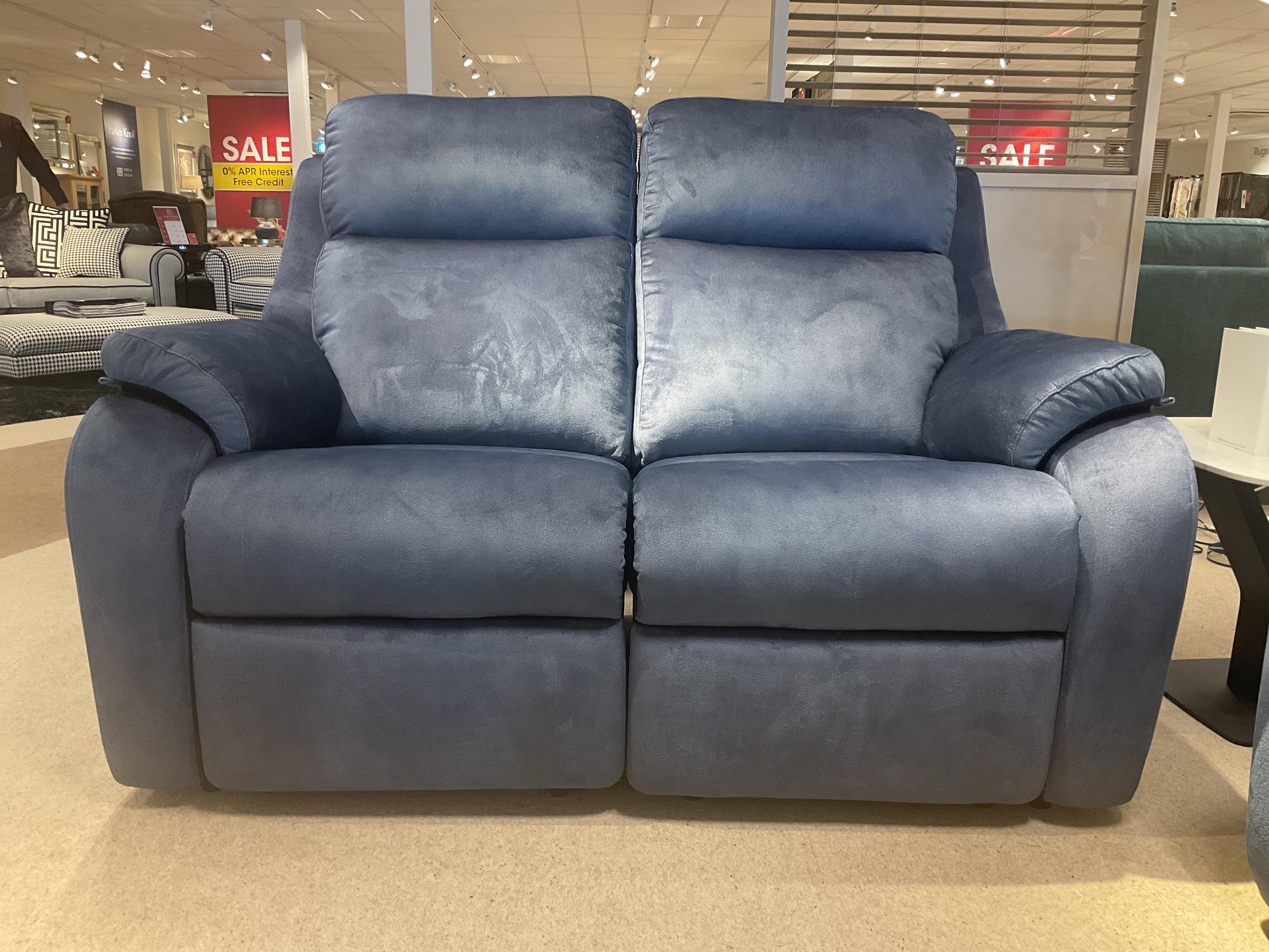 Kingsbury 2-Seater Power Recliner Sofa with Power Recliner, Power Headrest & adjustable lumbar support in  on Furniture Village