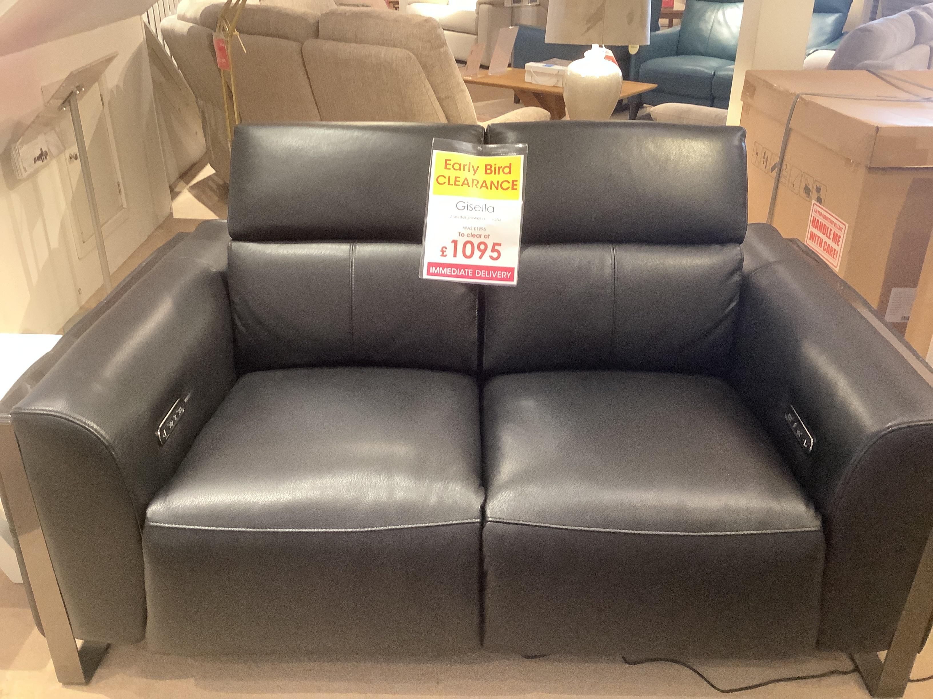 Gisella 2 Seater recliner sofa in  on Furniture Village