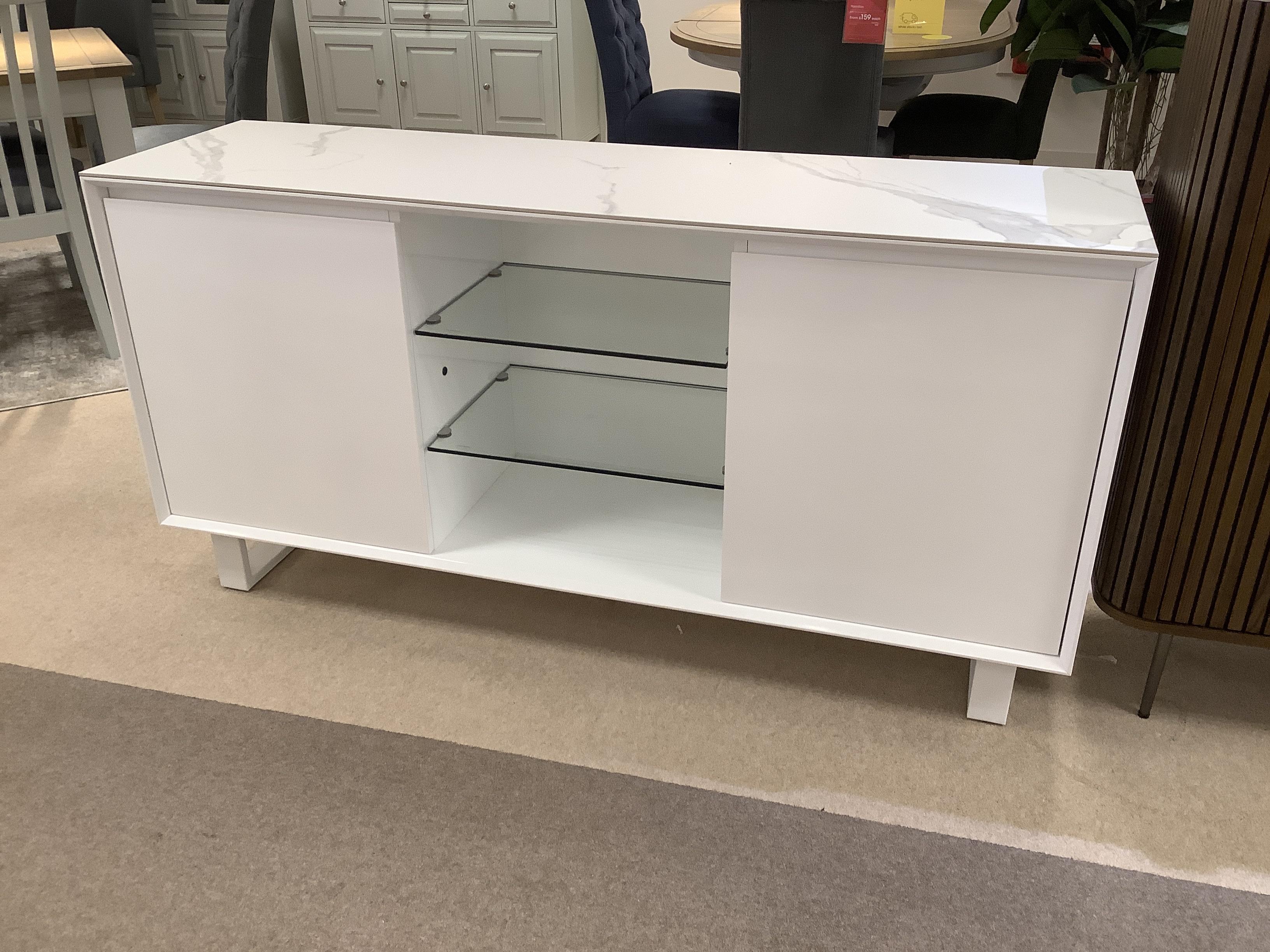 Glacier 160cm Sideboard in  on Furniture Village