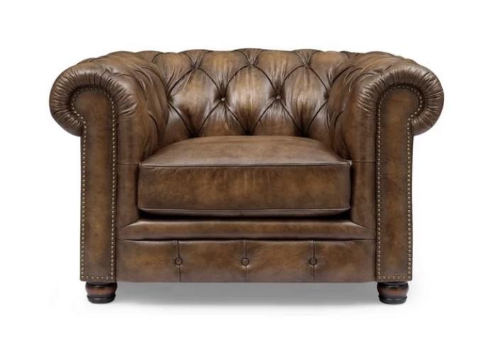 Shackleton Chair In Saddle in  on Furniture Village