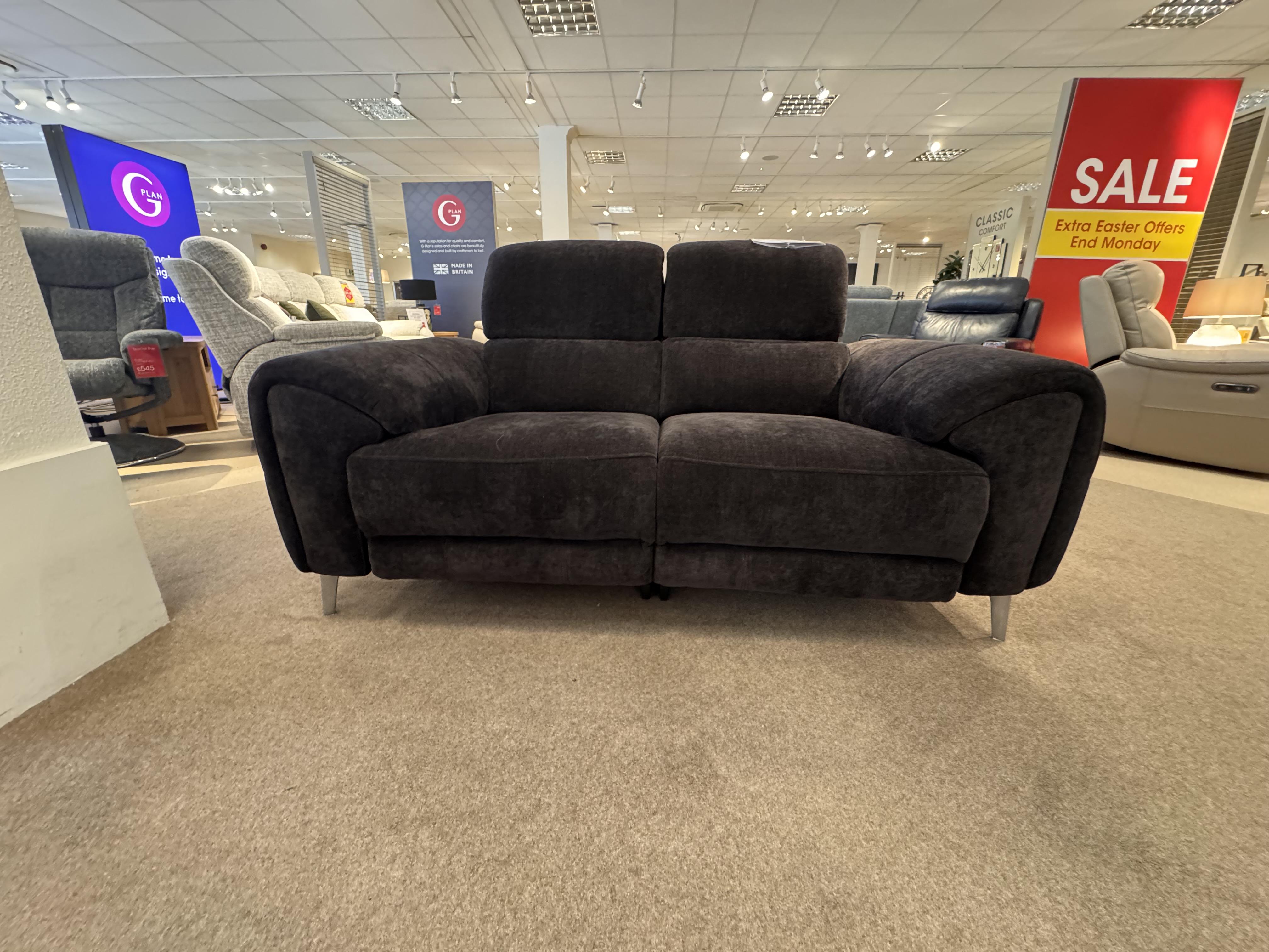 Vino 2 seater with power HR & heated seats in  on Furniture Village