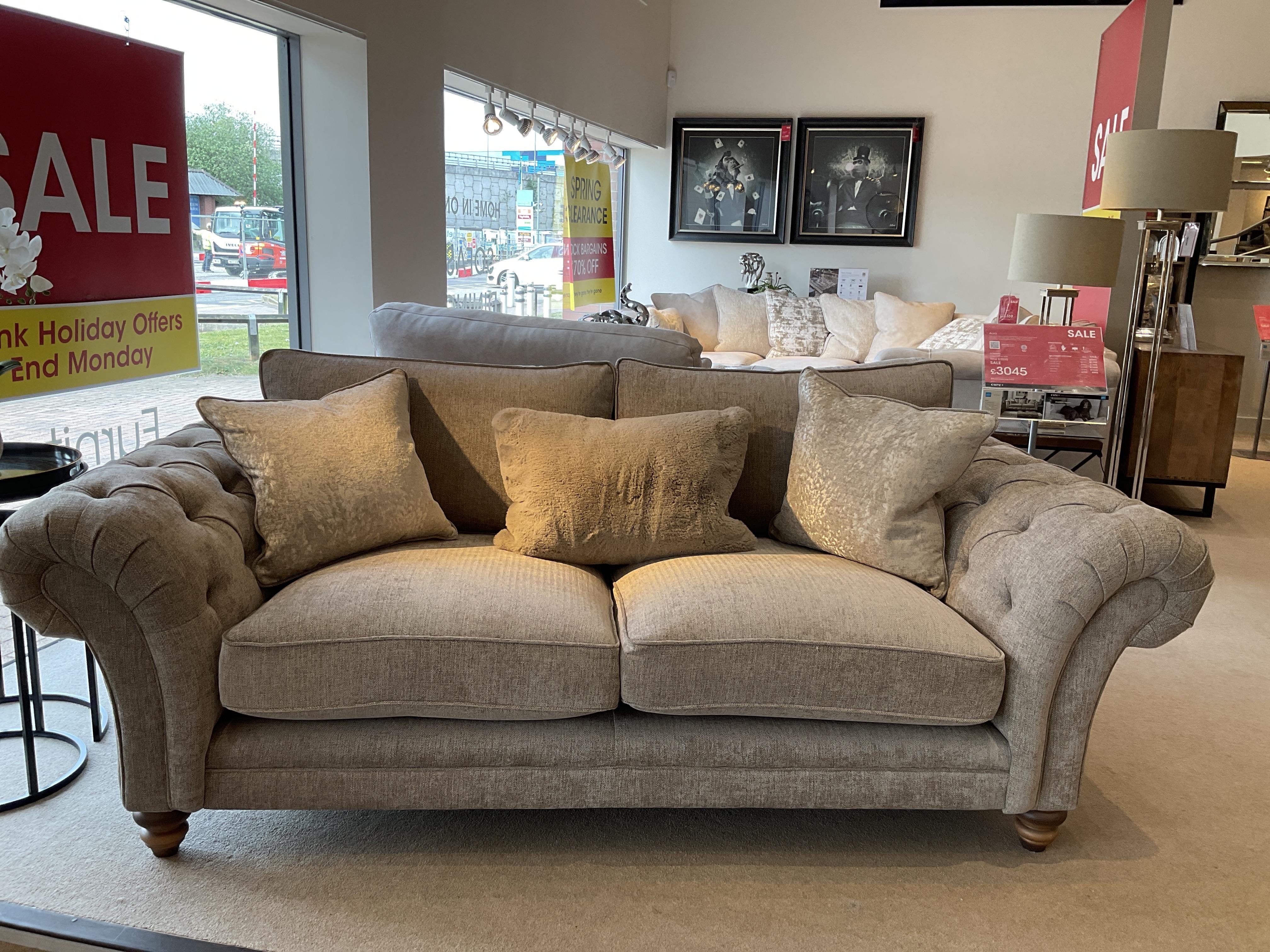 Blenheim 3 Seater Classic Back Sofa in  on Furniture Village