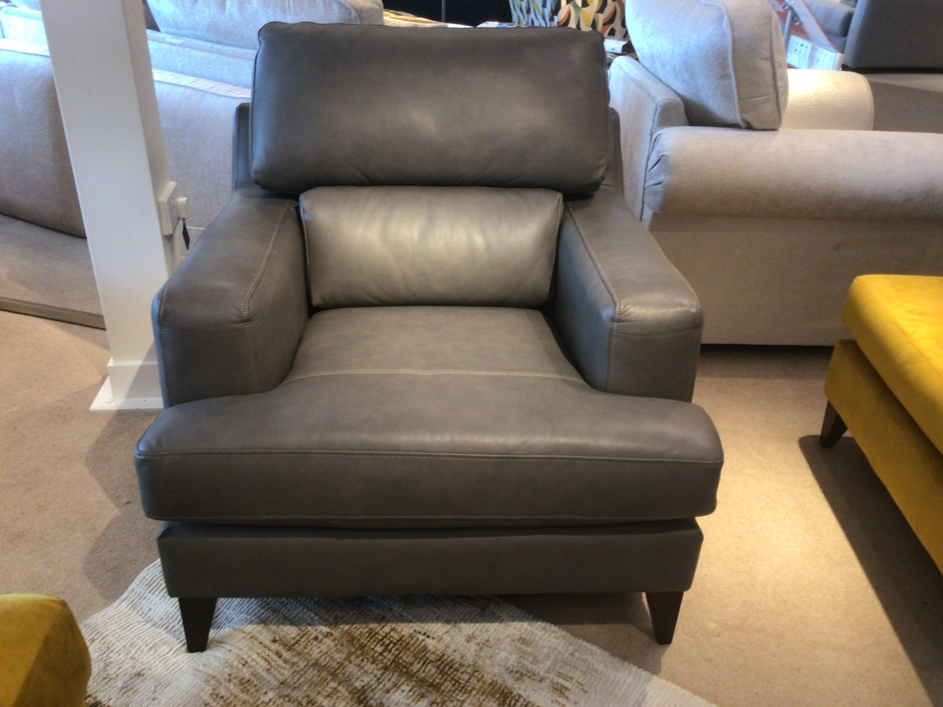 Romilly leather chair in  on Furniture Village
