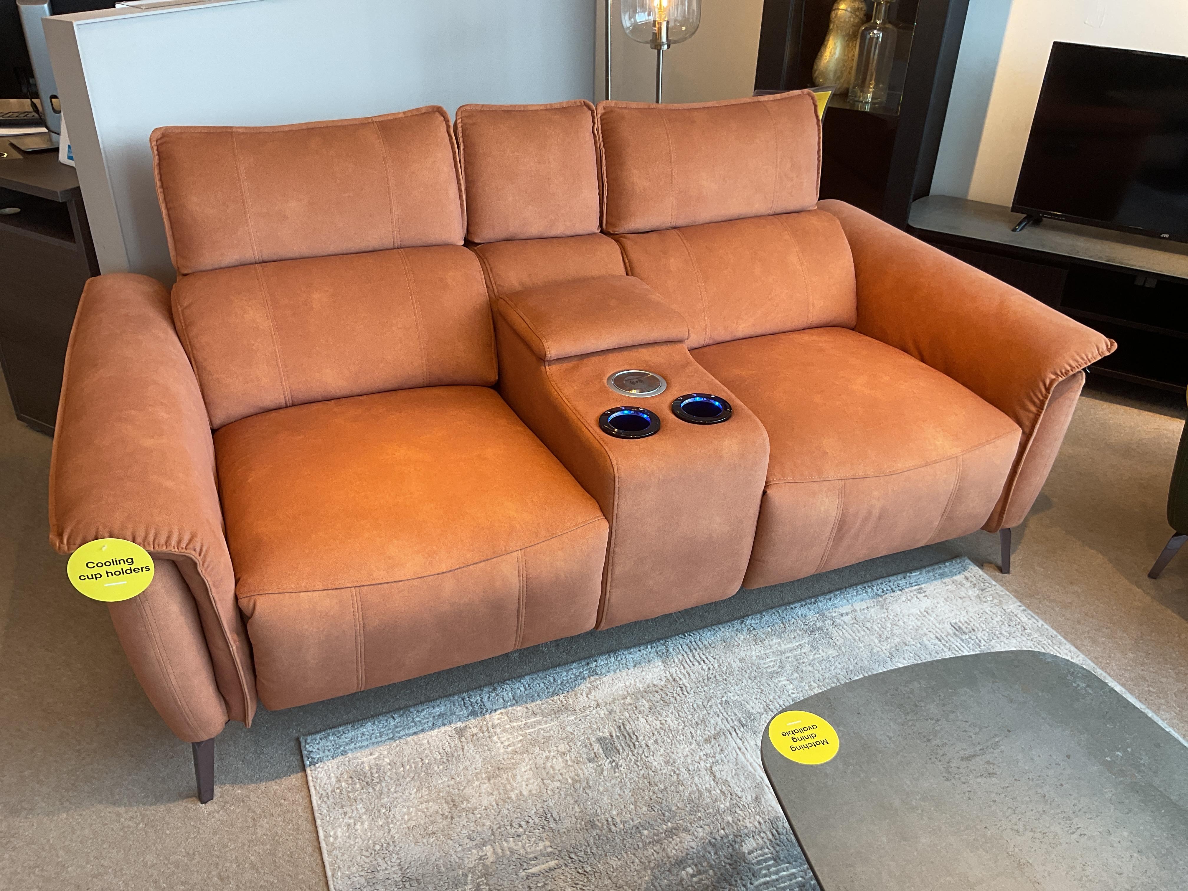 Jude 2str Power Recliner with power headrest and Smart Console in  on Furniture Village