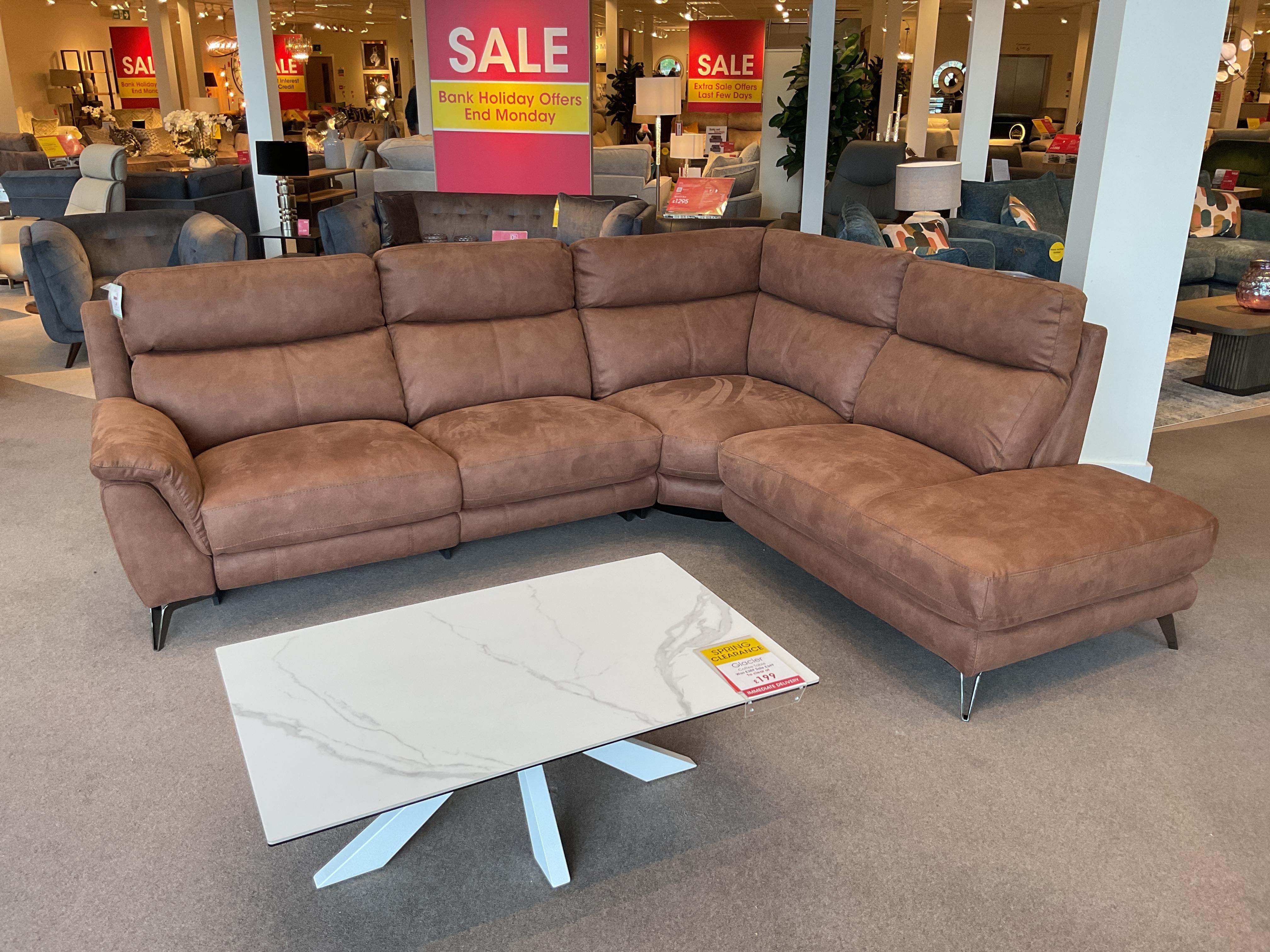 Contempo RHF Power Corner Chaise in  on Furniture Village