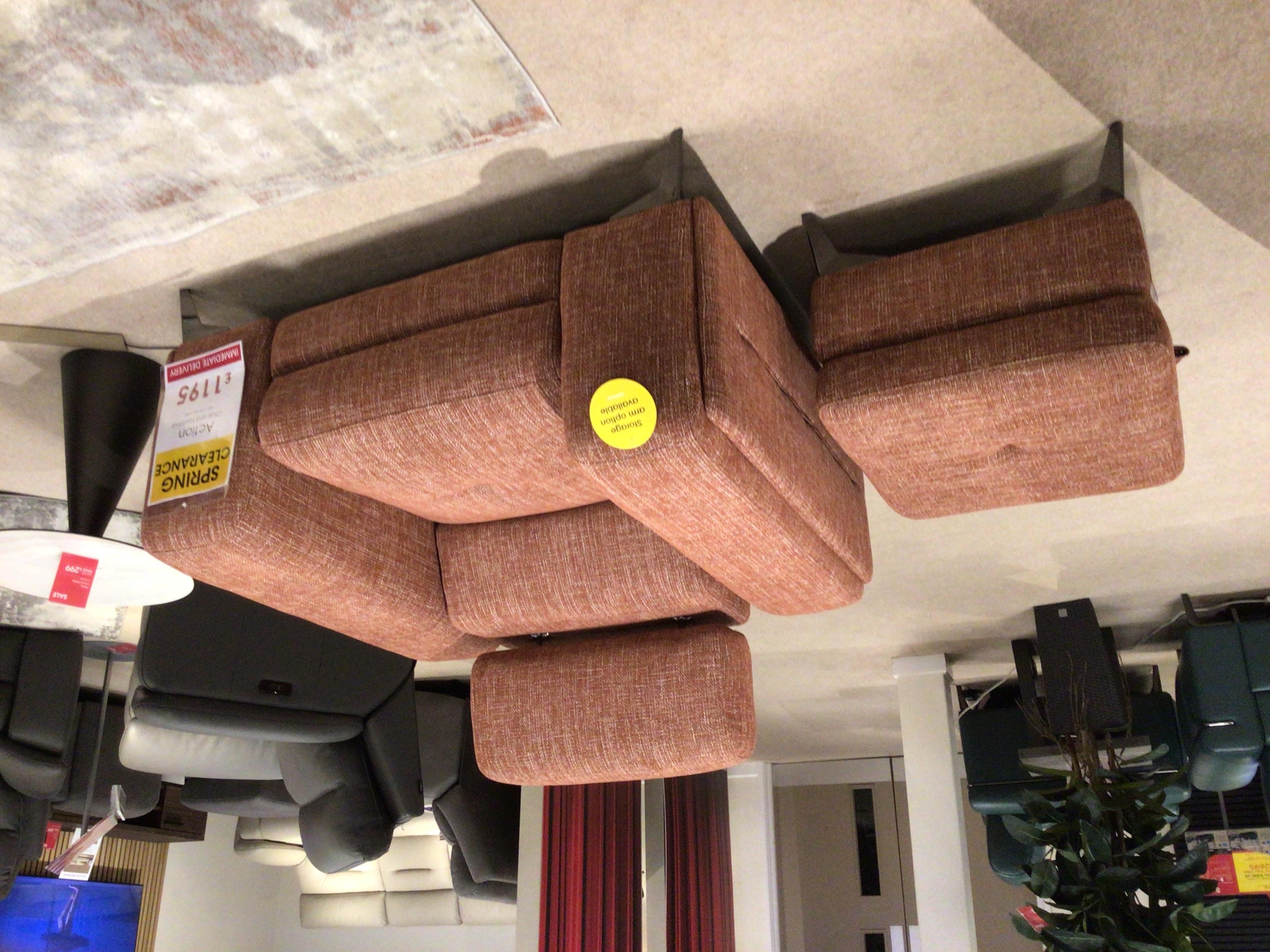 Action Chair and Footstool in  on Furniture Village