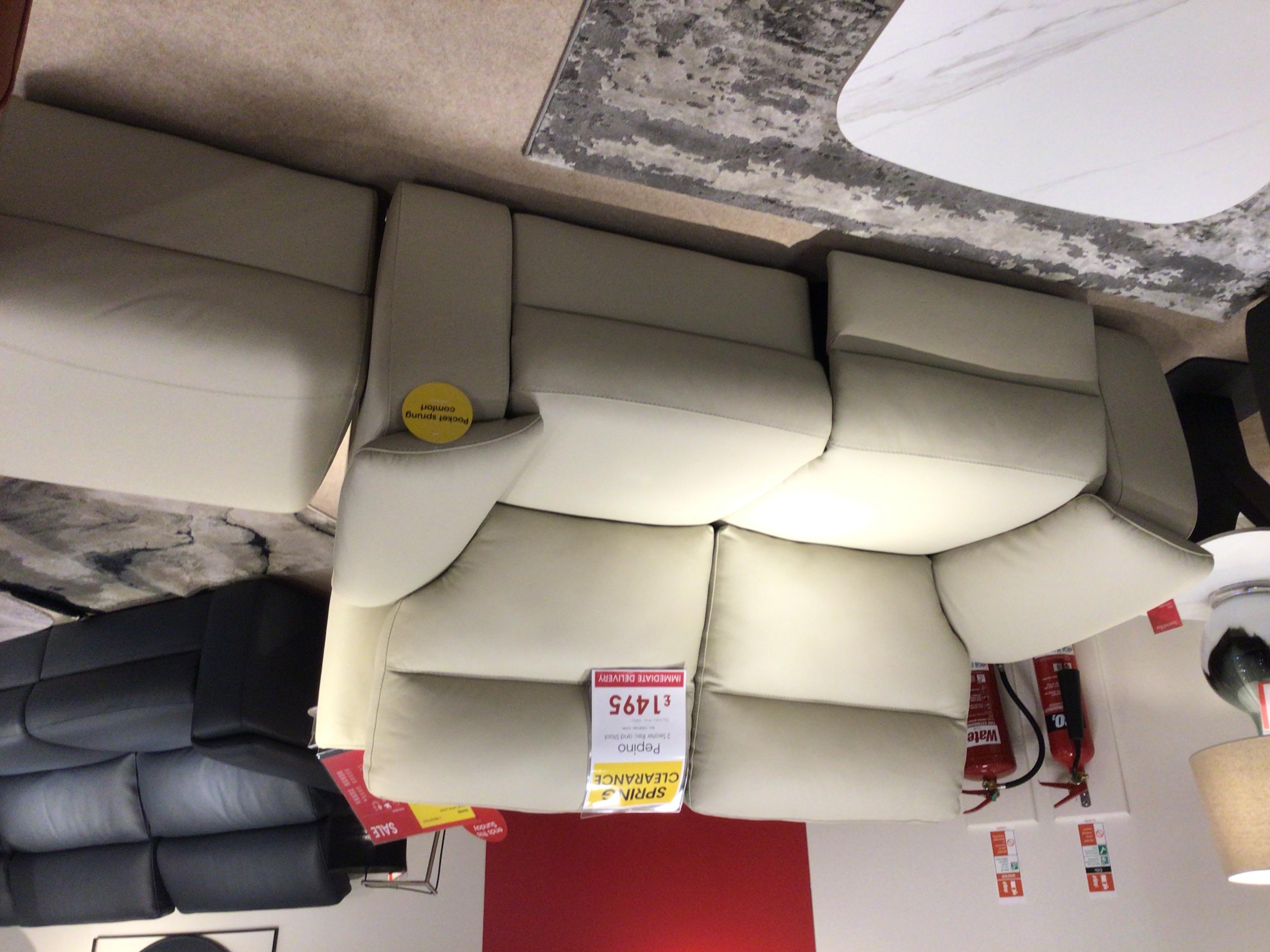 Pepino 2 Seater Sofa and Storage Footstool in  on Furniture Village