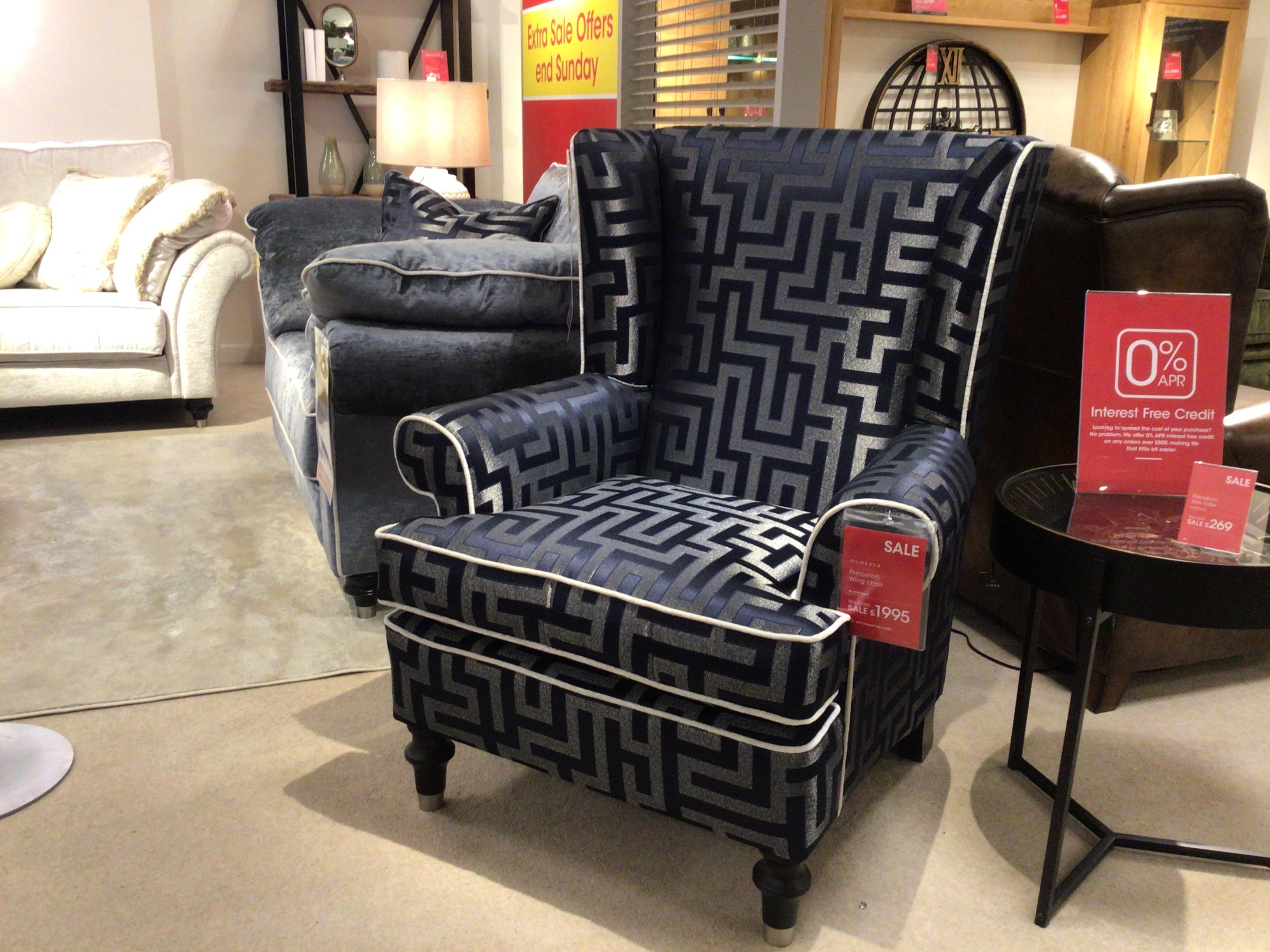 Princeton Wing Chair in  on Furniture Village