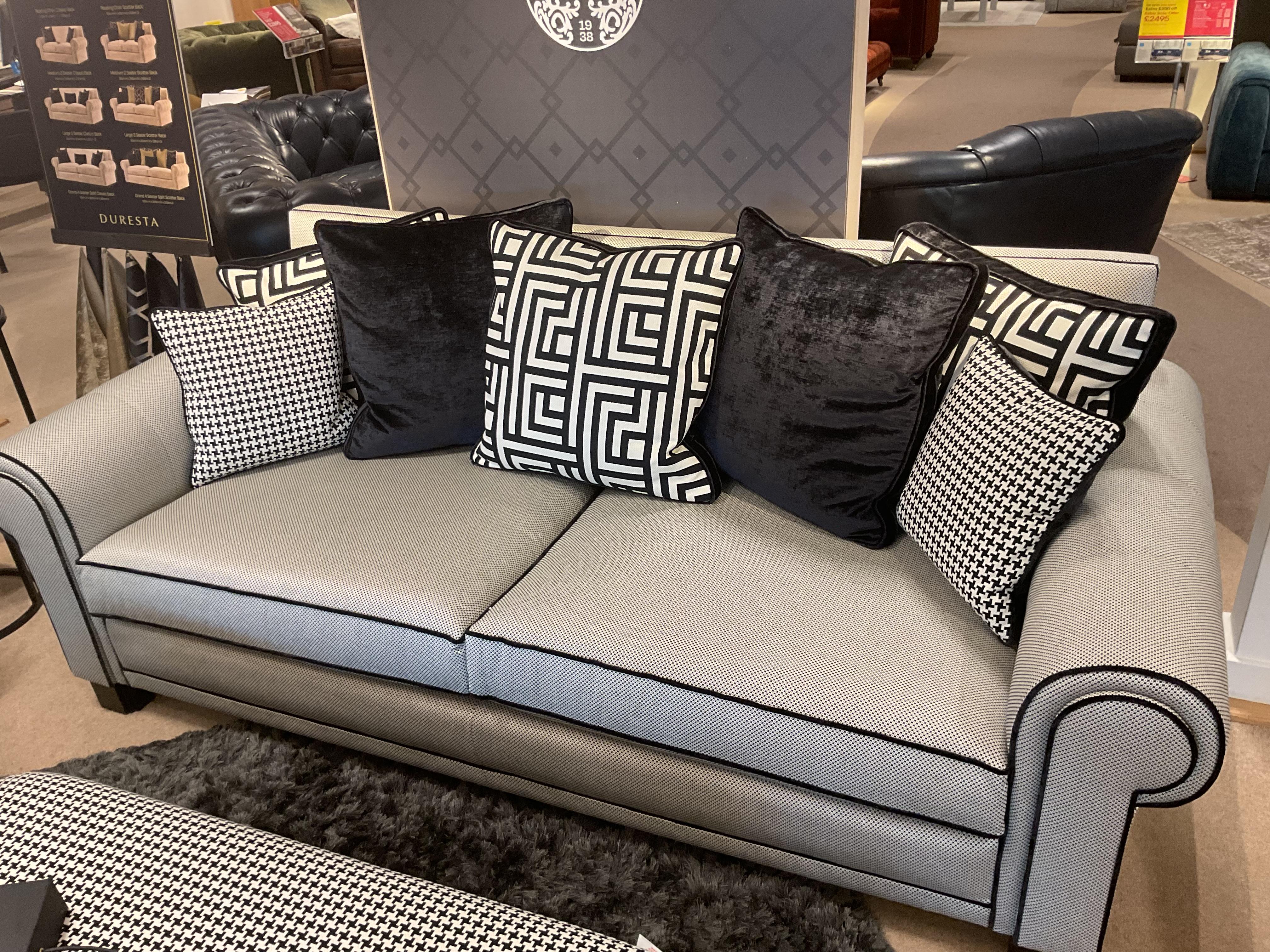 Ambassador 3 Seater sofa Reading chair and stool in  on Furniture Village