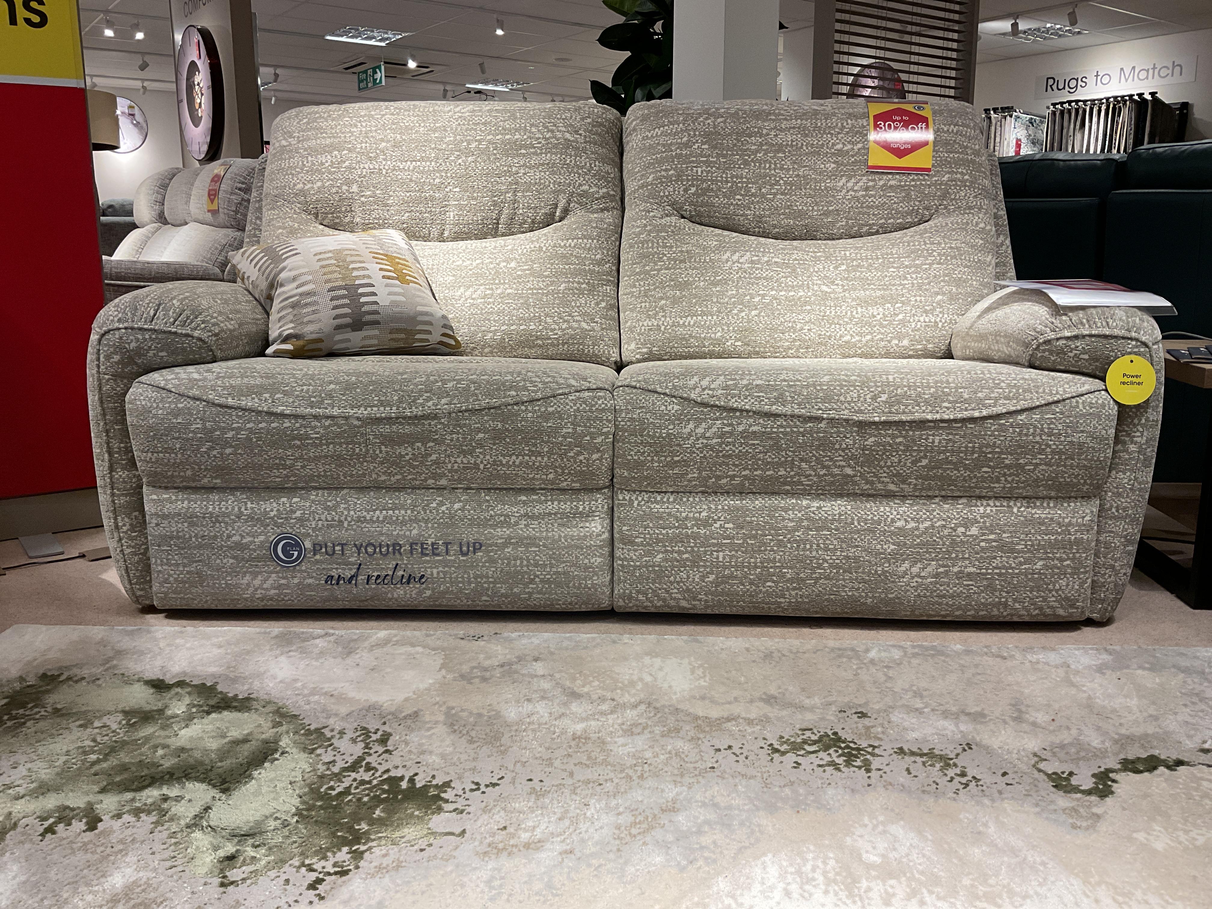 Amesbury 3 Seater Power Recliner in  on Furniture Village