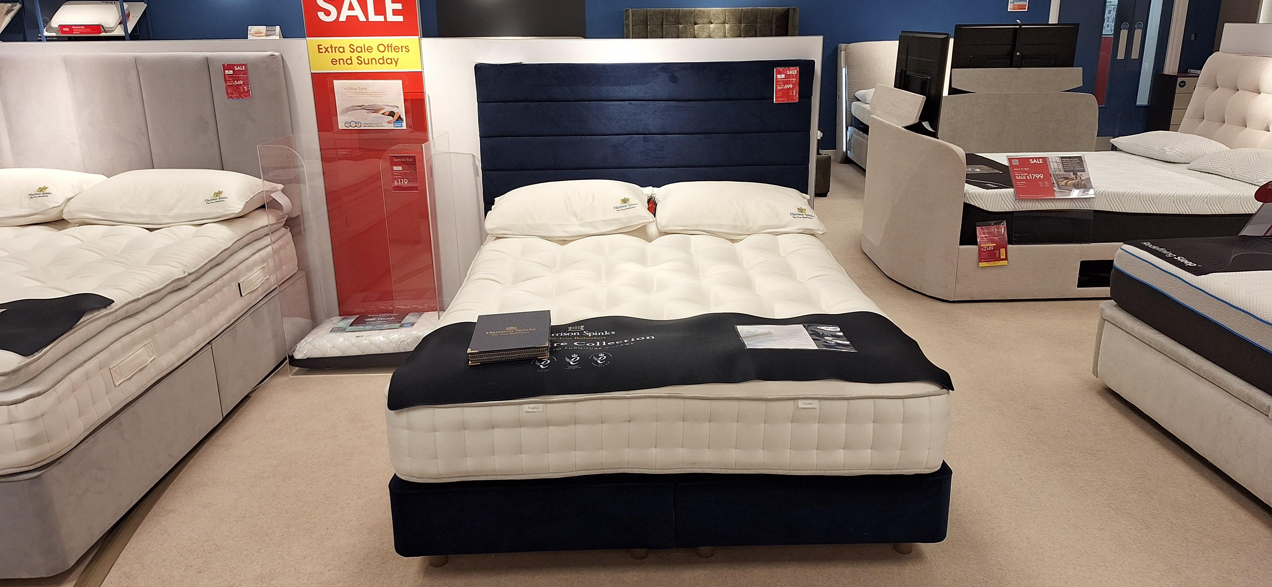 Harrison spinks 7.5k divan set & headboard in  on Furniture Village