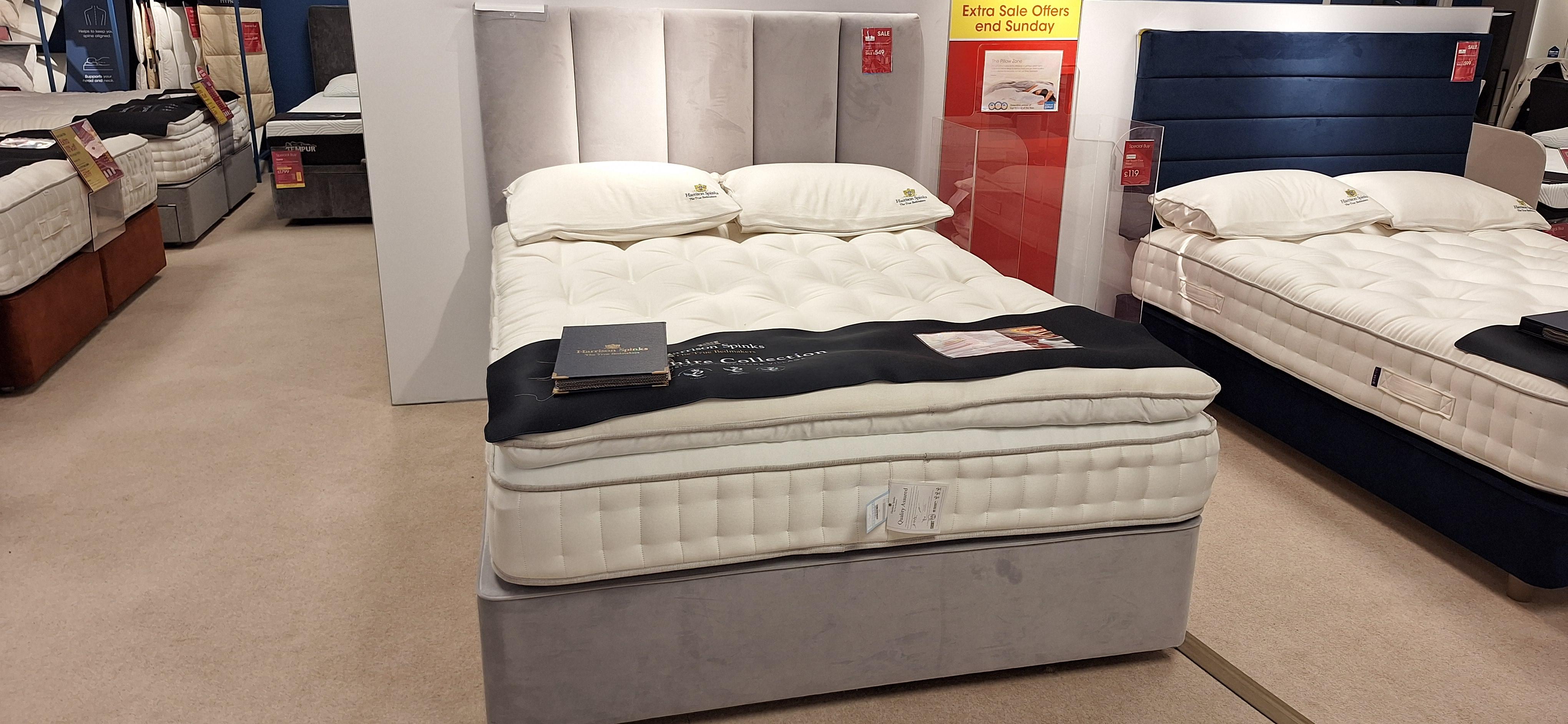 Harrison spinks 5k divan set & headboard in  on Furniture Village