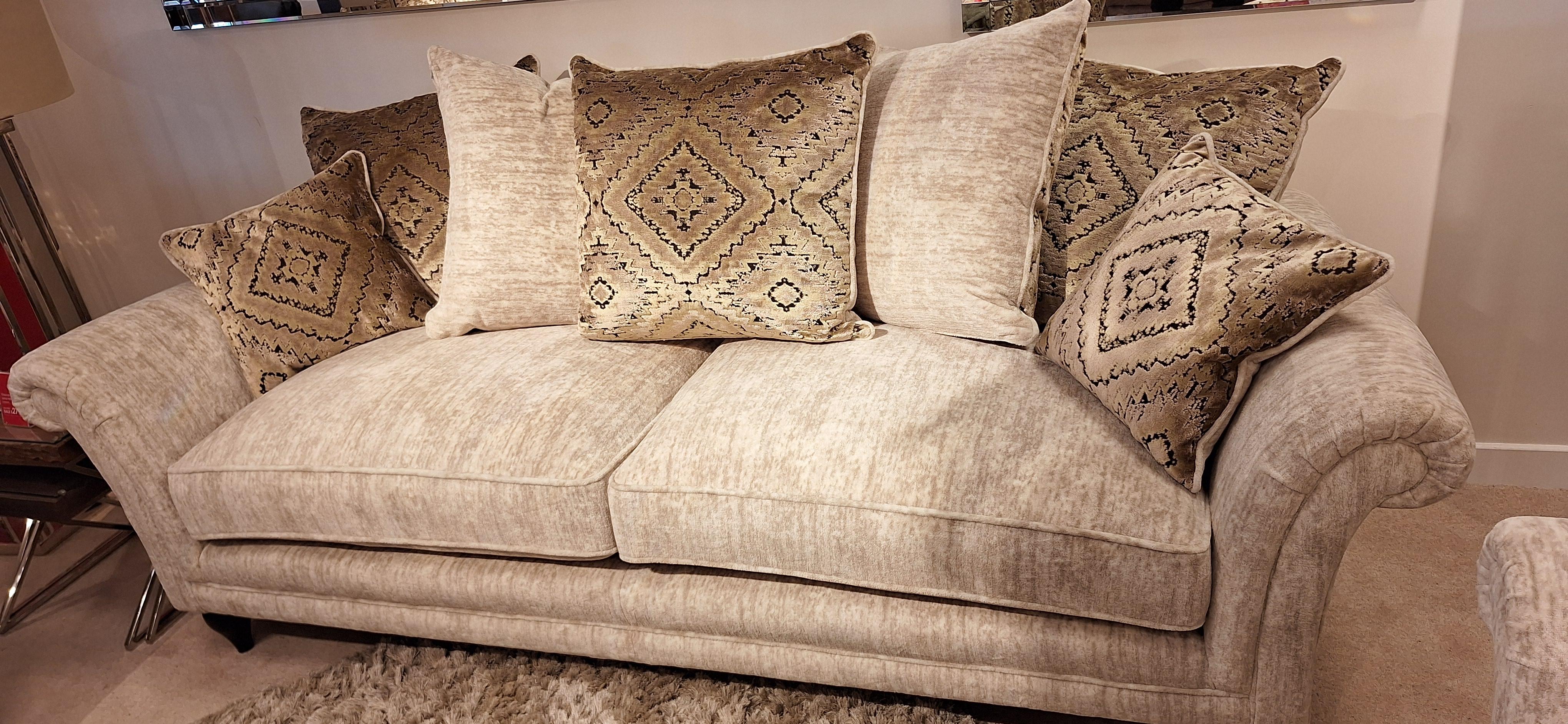 Plaza grande sofa and chair in  on Furniture Village