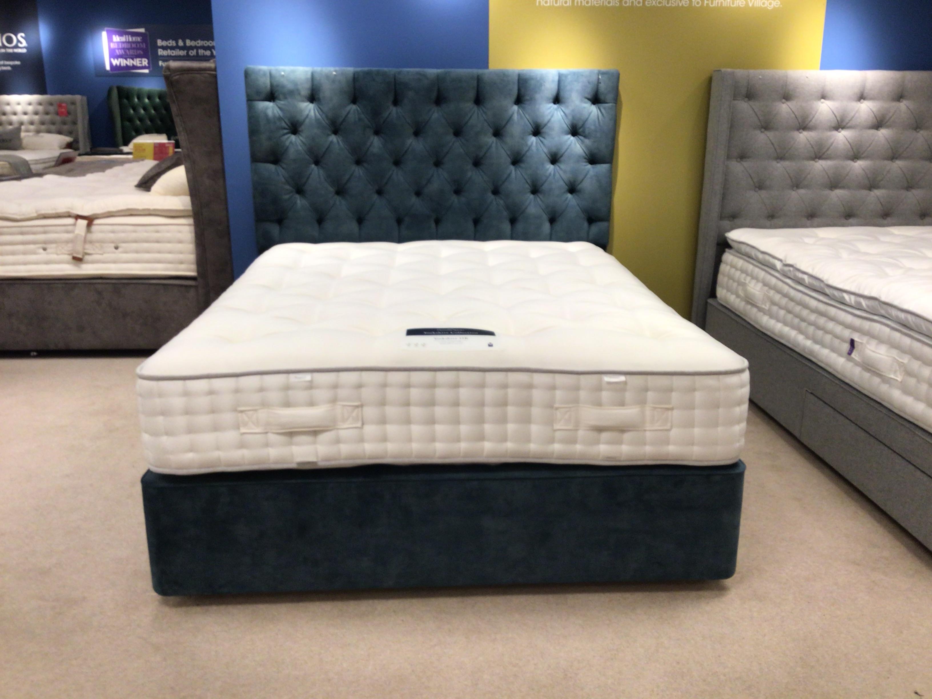 Yorkshire 15k 2 Drawer Divan Set and Linden Headboard in  on Furniture Village