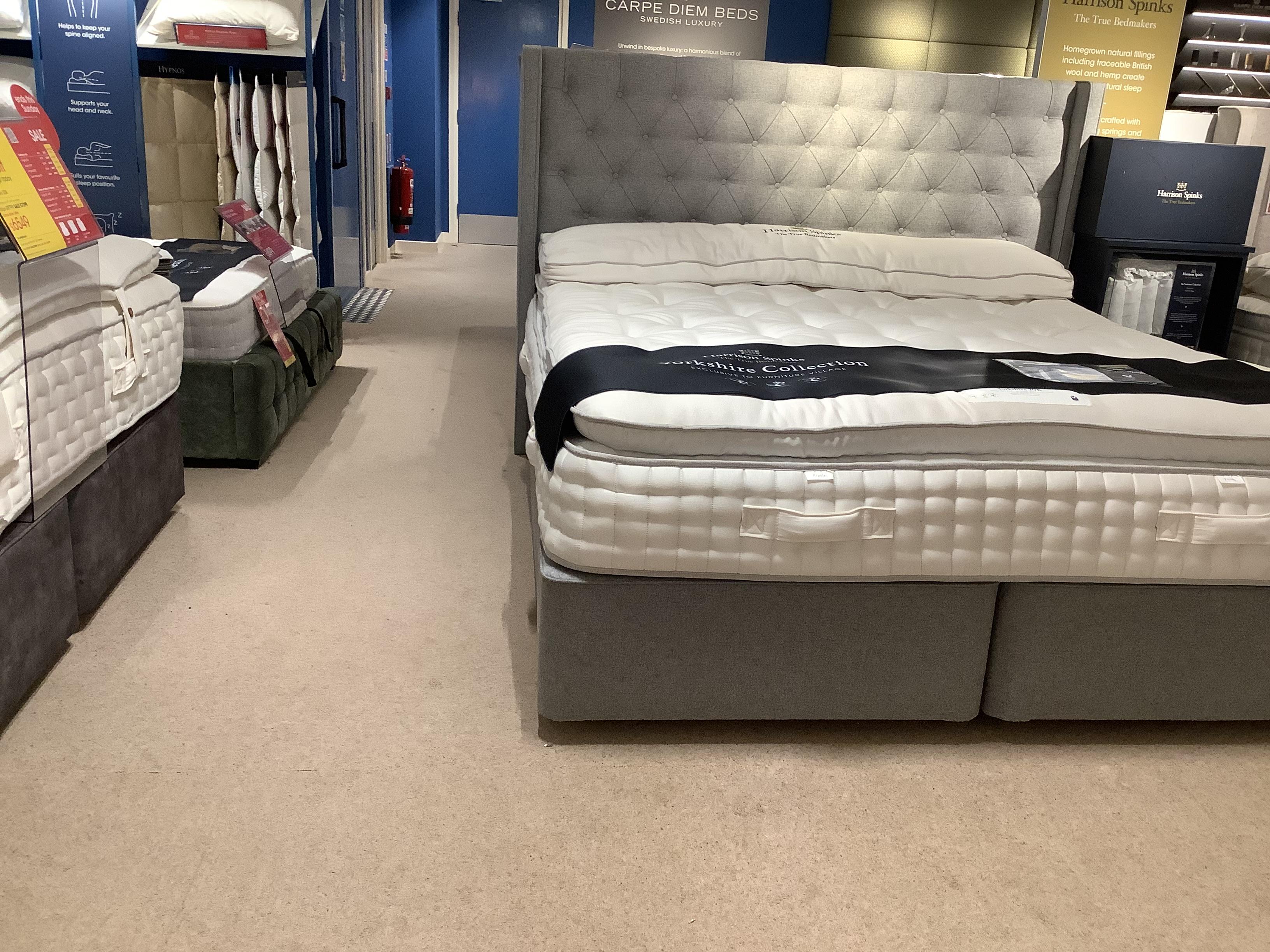 Yorkshire 20K Pillowtop divan set including headboard in  on Furniture Village