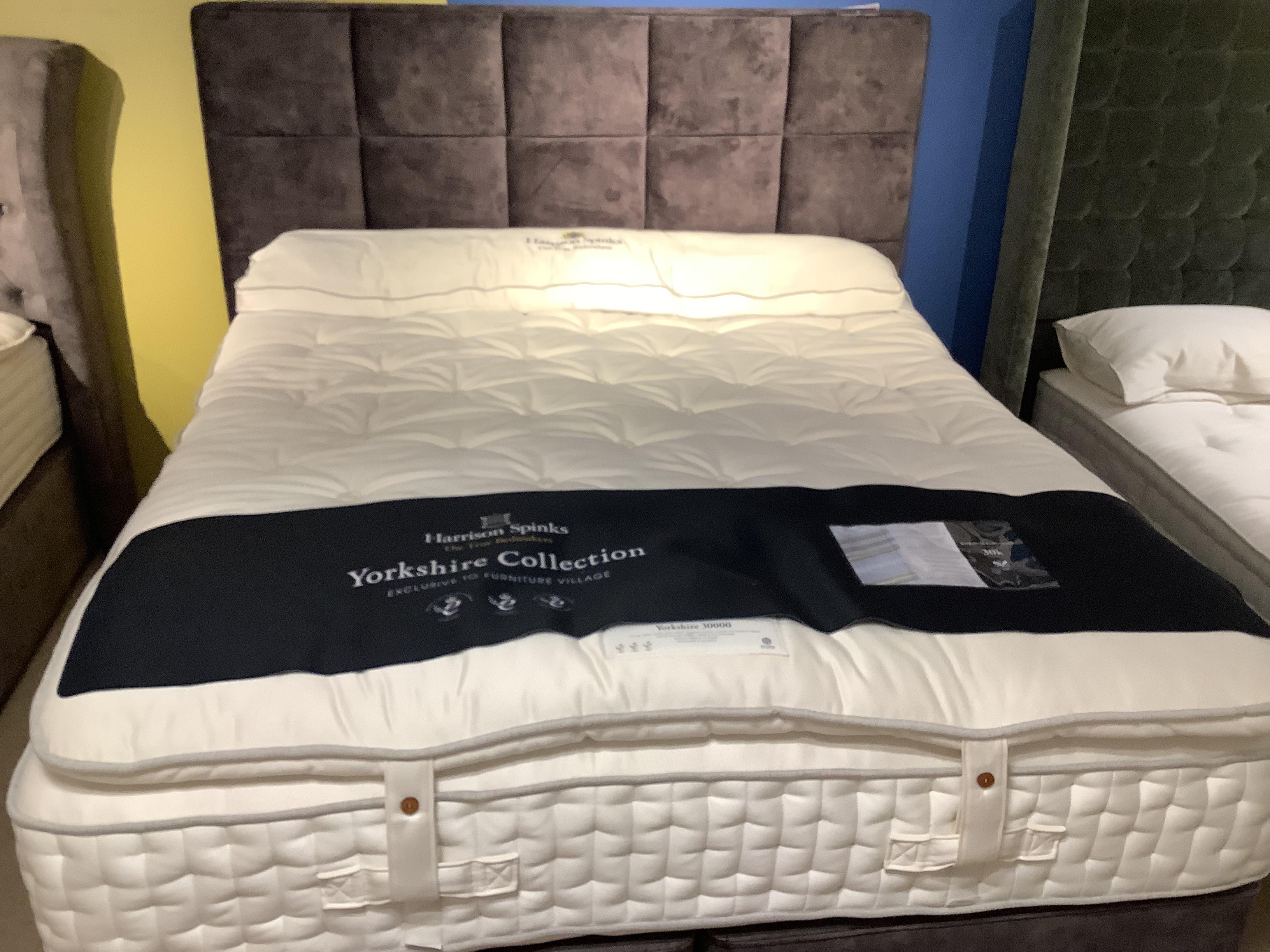 Yorkshire 30K 4 drawer divan set including headboard in  on Furniture Village