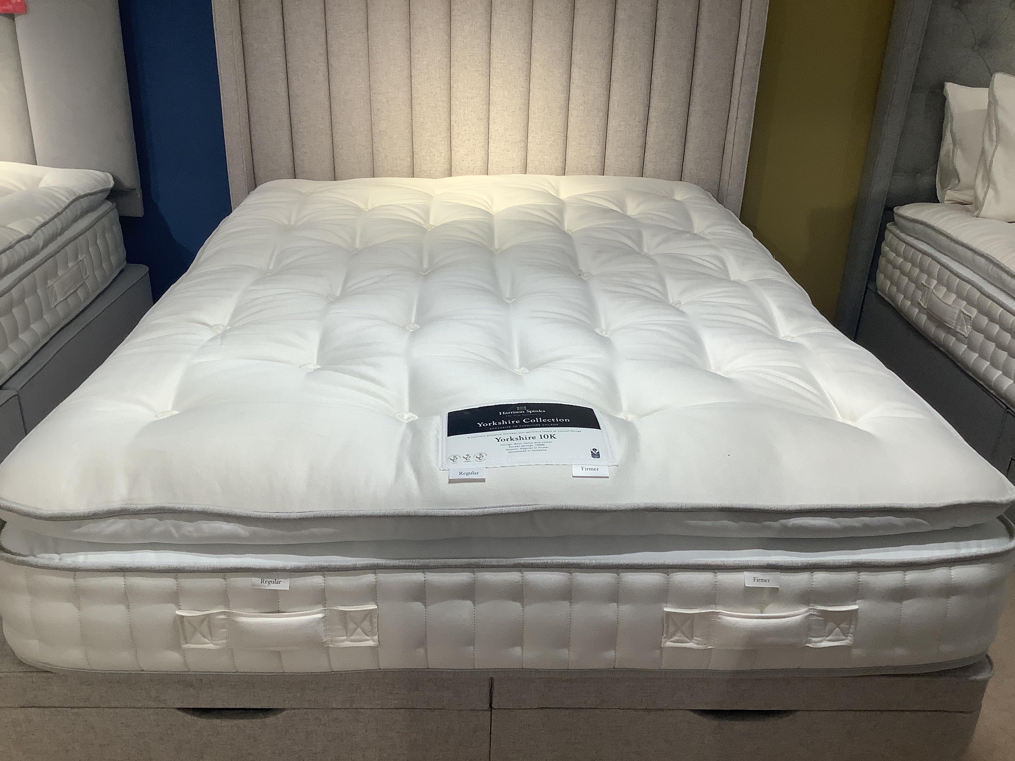 Yorkshire 10k divan set with headboard in  on Furniture Village