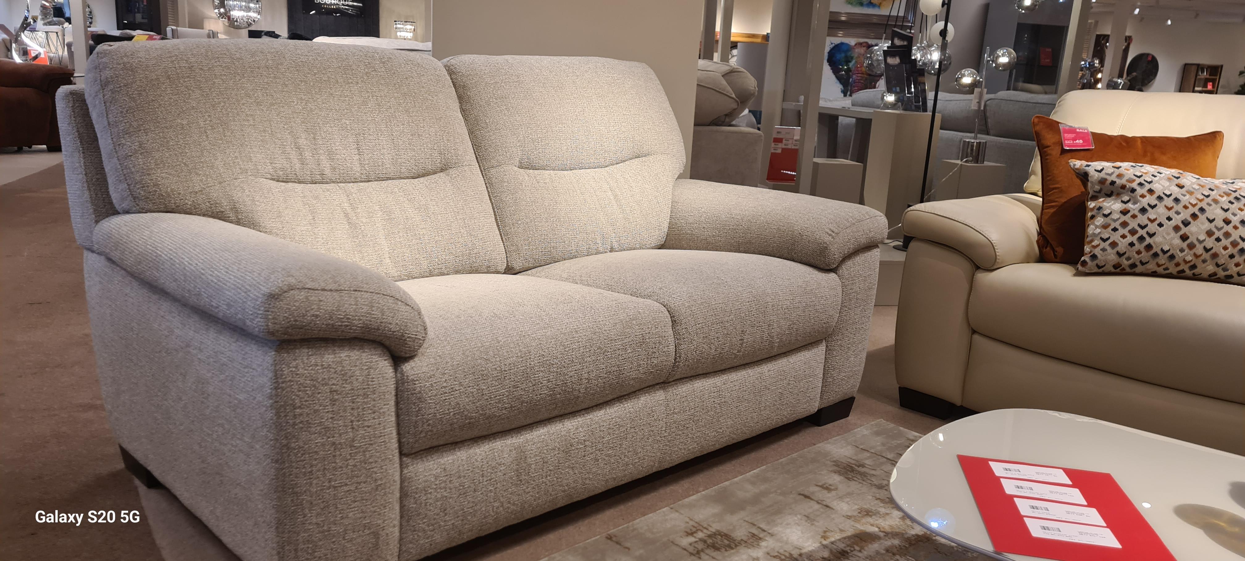 Hetty 2 seater and storage stool in  on Furniture Village