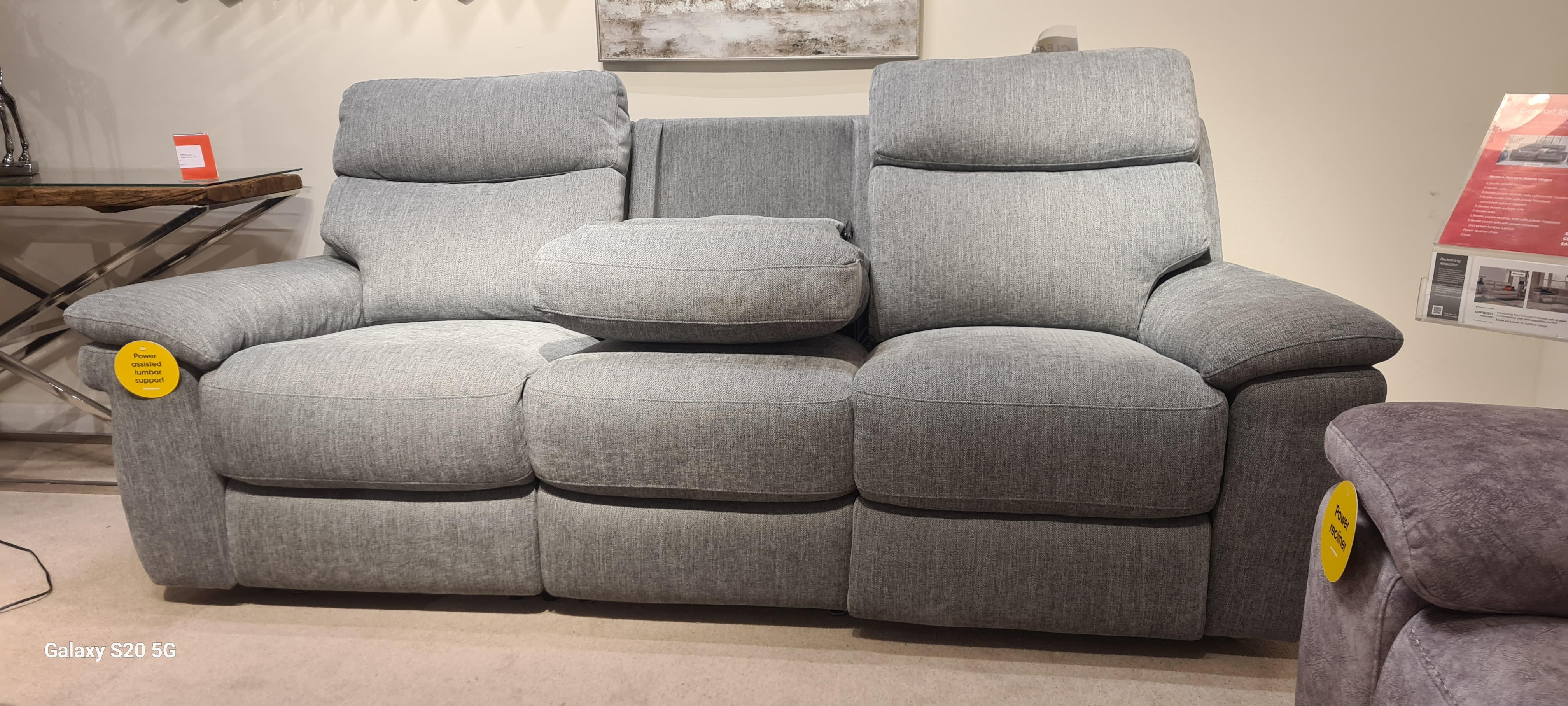 Serene 3 seater power recliner in  on Furniture Village