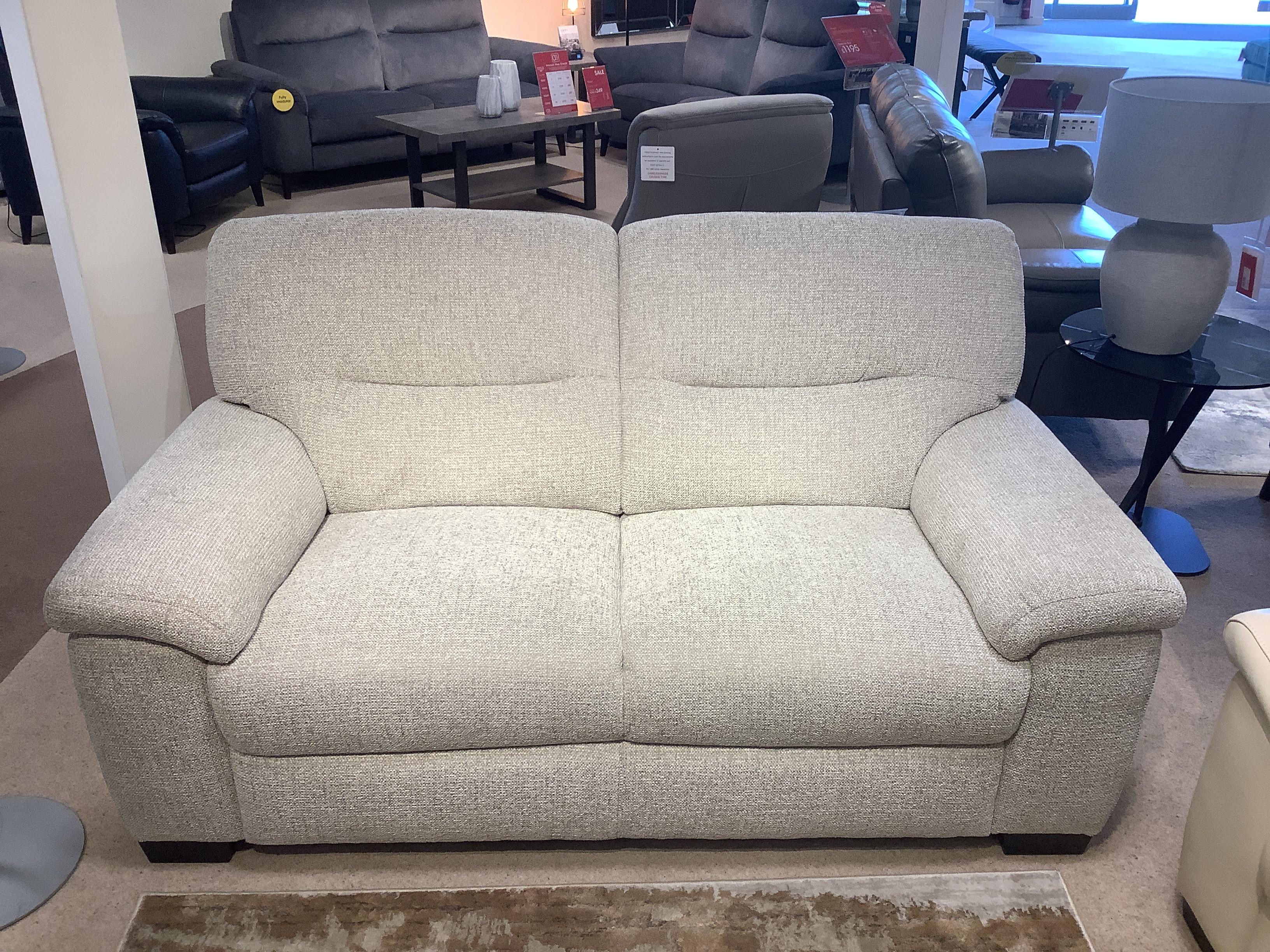 Hetty 2 seater and stool in  on Furniture Village