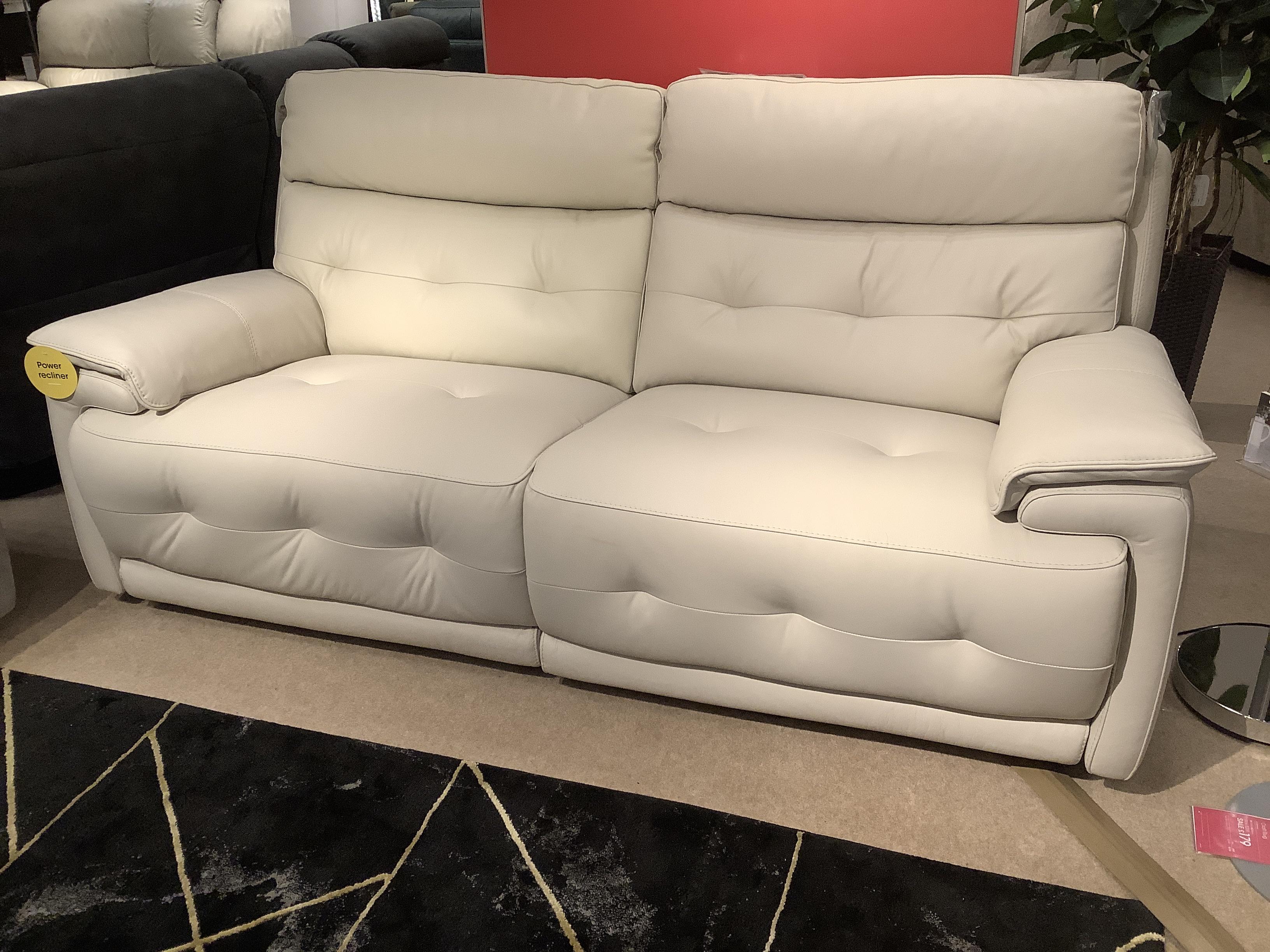 Brescia 3 Seater Power Sofa + Power Chair in  on Furniture Village