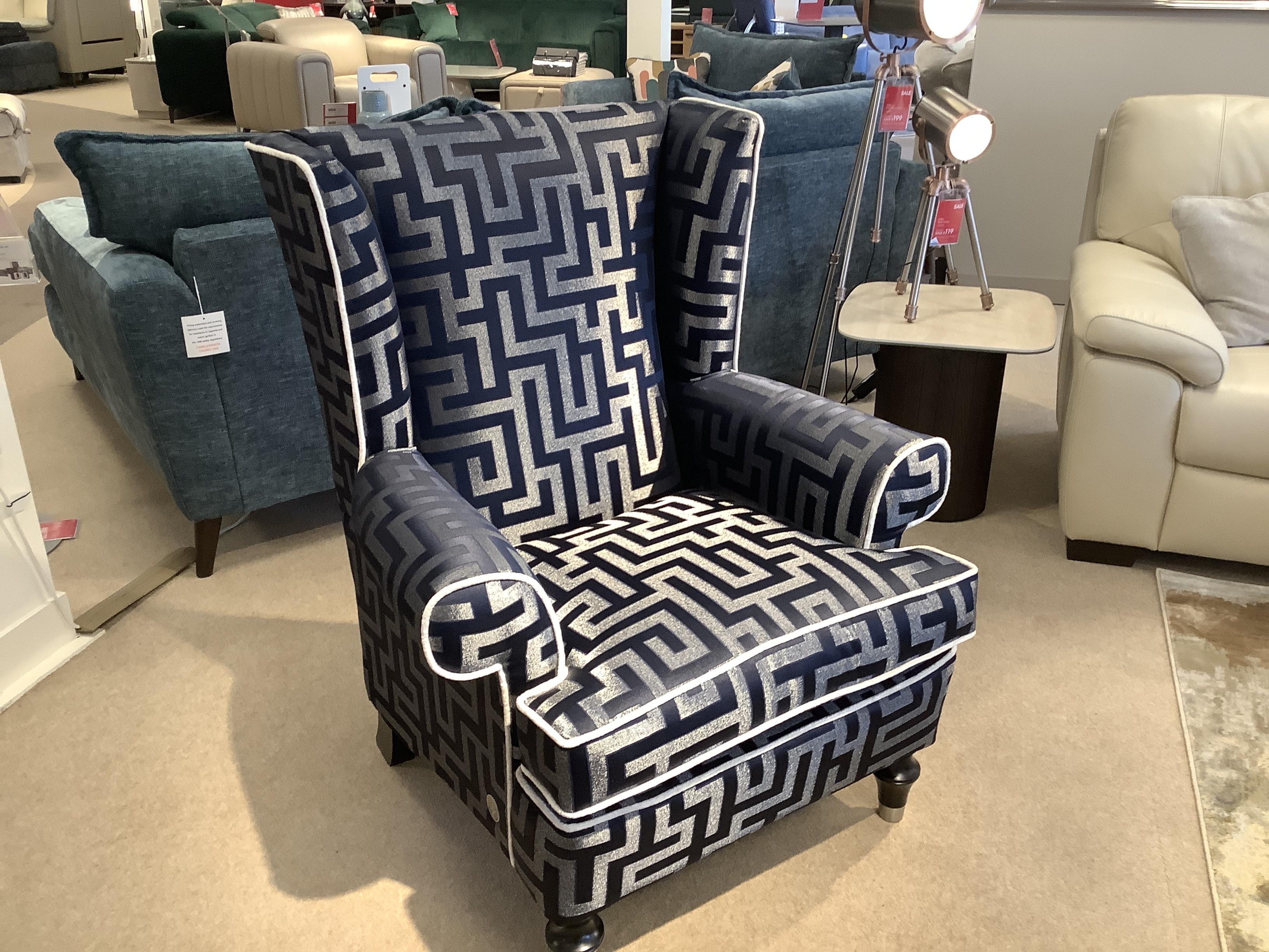 Princeton Wing Chair in  on Furniture Village