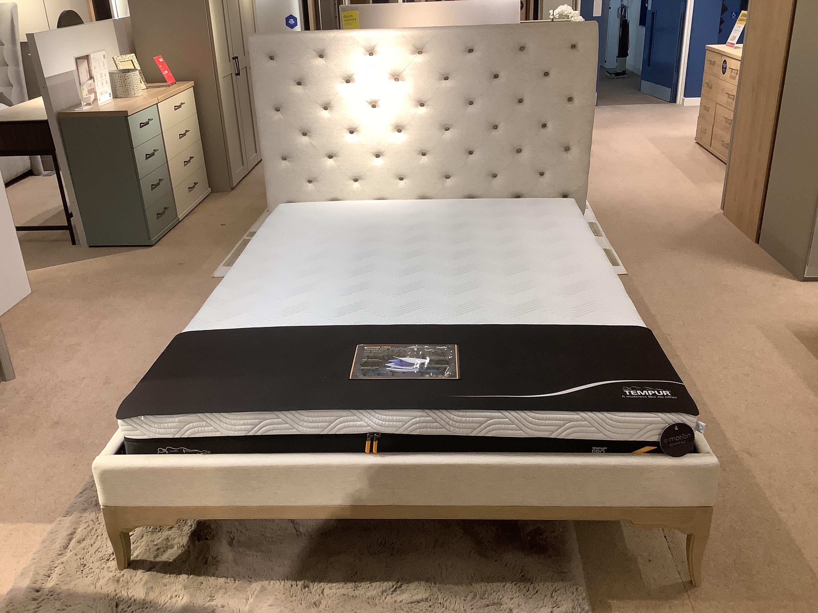 Toulon 5’0 king-size bed frame in  on Furniture Village