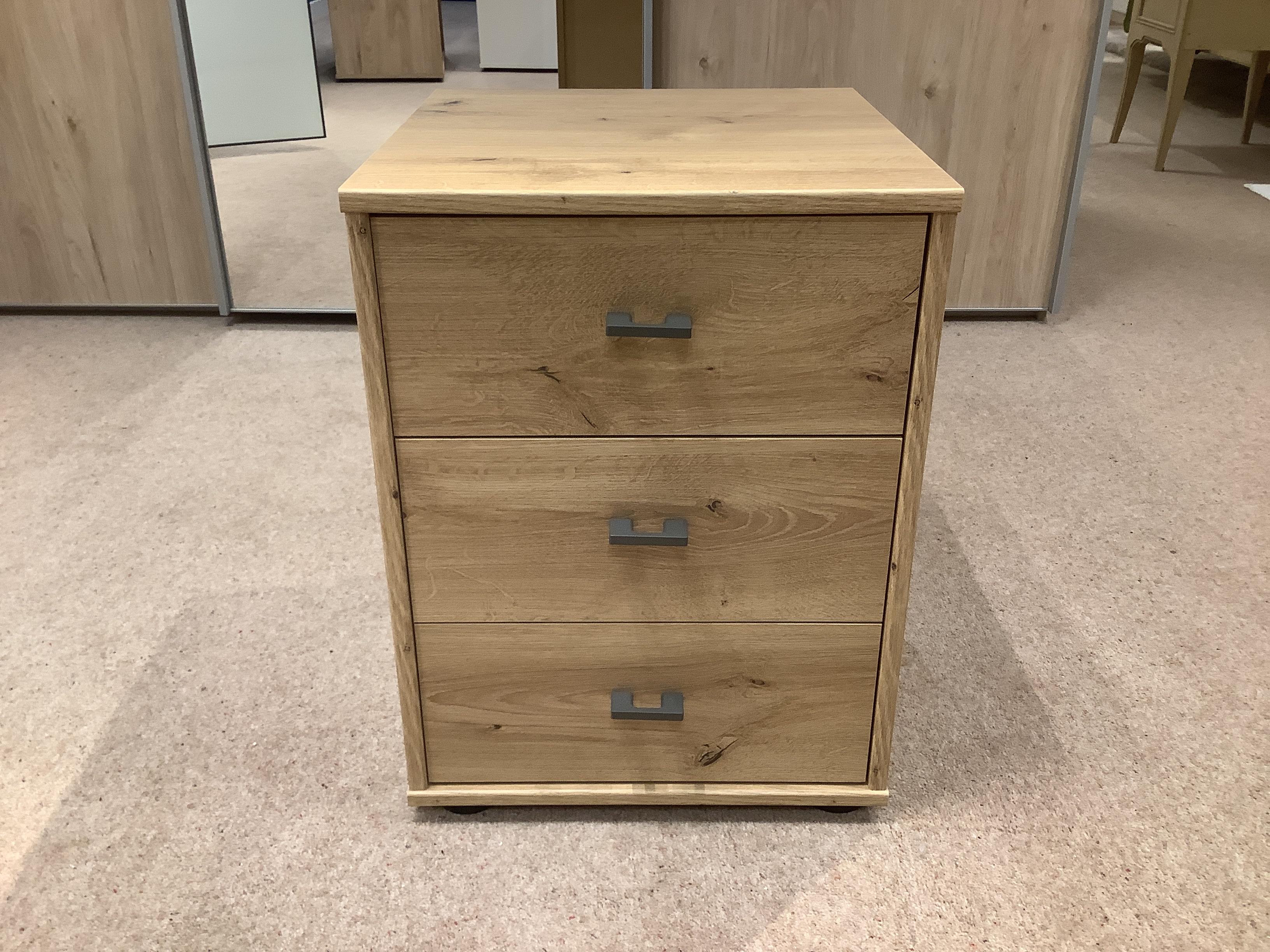 Dallas 3 drawer bedside table in  on Furniture Village