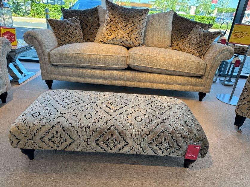 Plaza Grand sofa, Chair & footstool in  on Furniture Village