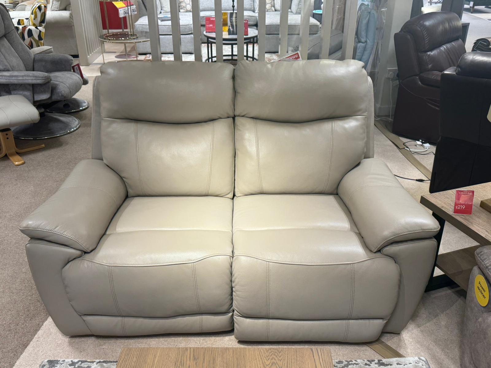 SLOANE 2 SEATER POWER RECLINER SOFA in  on Furniture Village