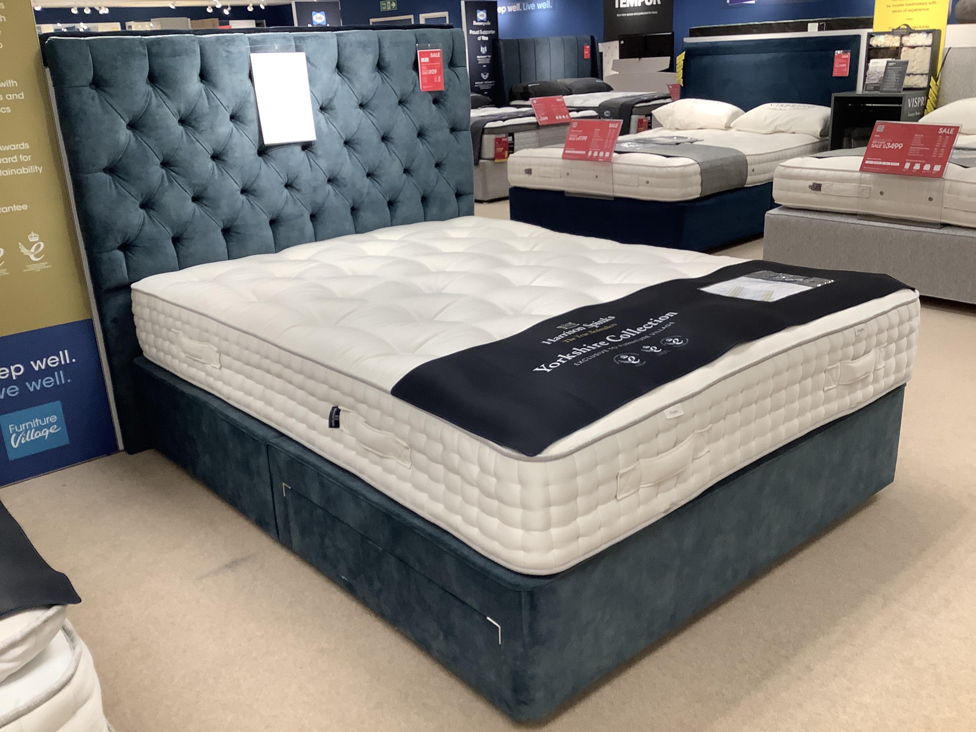 Harrison Spinks Yorkshire 15K Divan Set + Headboard in  on Furniture Village