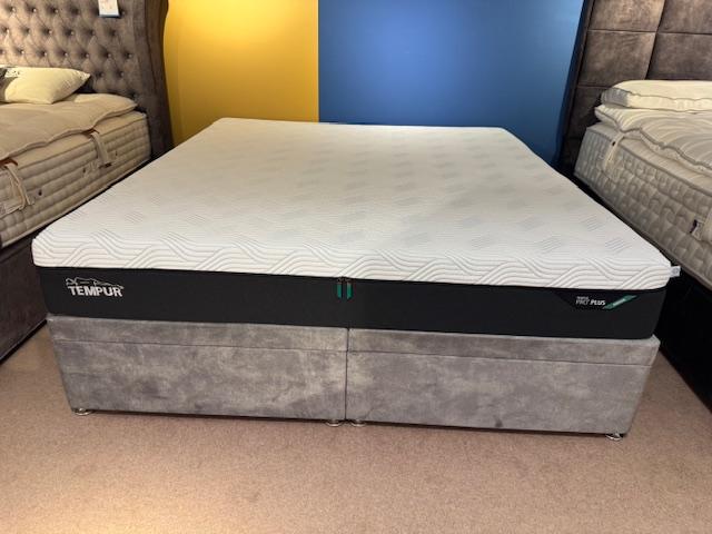 TEMPUR Pro Plus SmartCool Medium Mattress & Super King Power Ottoman in  on Furniture Village