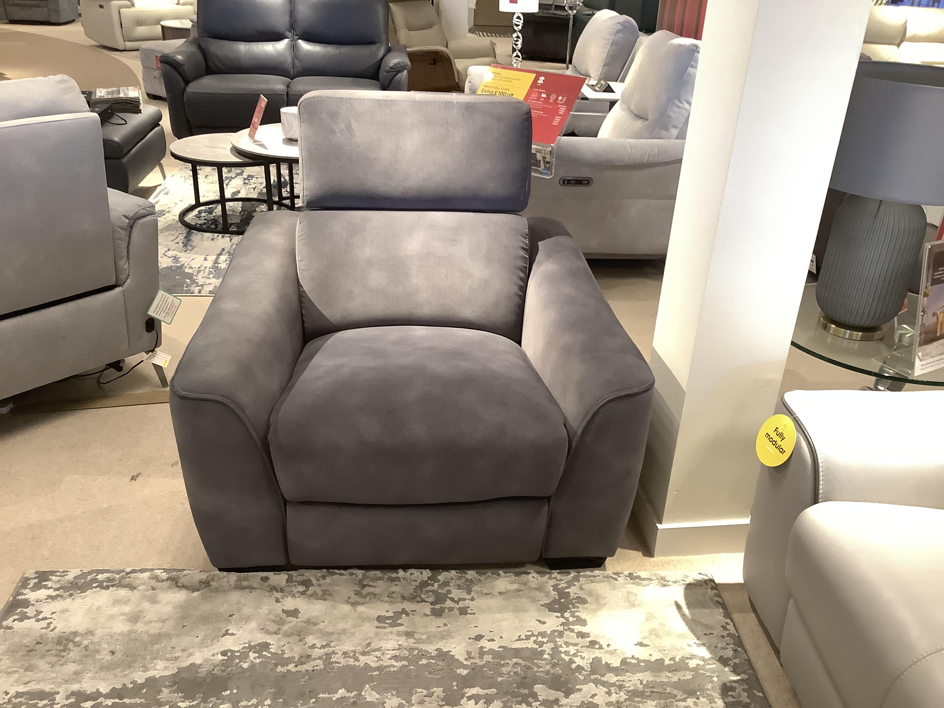 Xavier Power Chair With Power Headrest in  on Furniture Village
