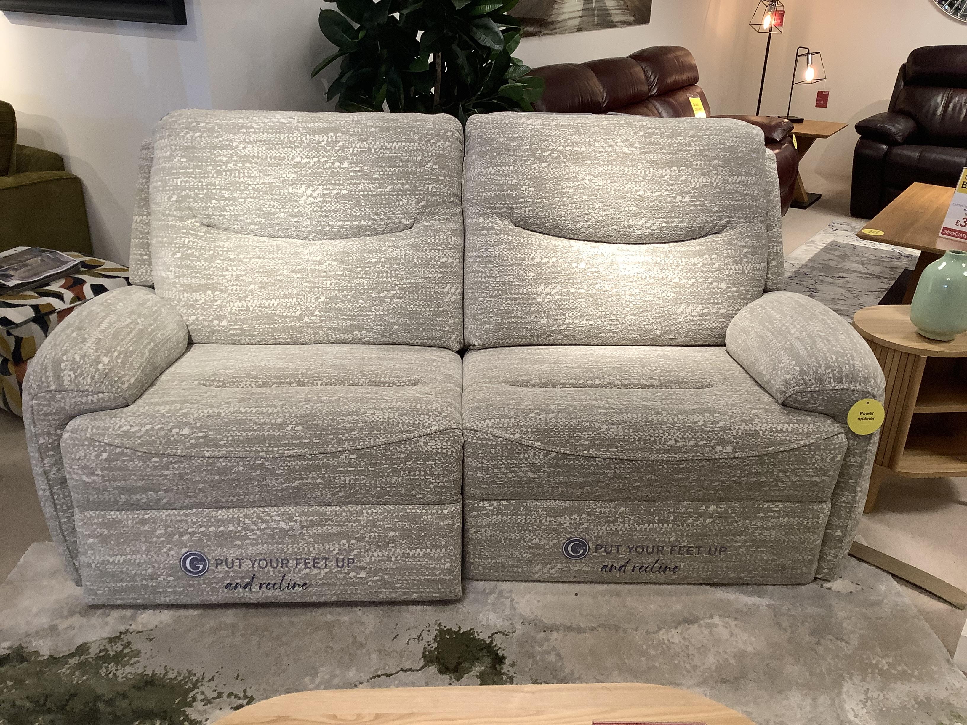 Amesbury 3 Seater Power Sofa & Heated Power Chair With Power Headrest  & Power Lumbar in  on Furniture Village