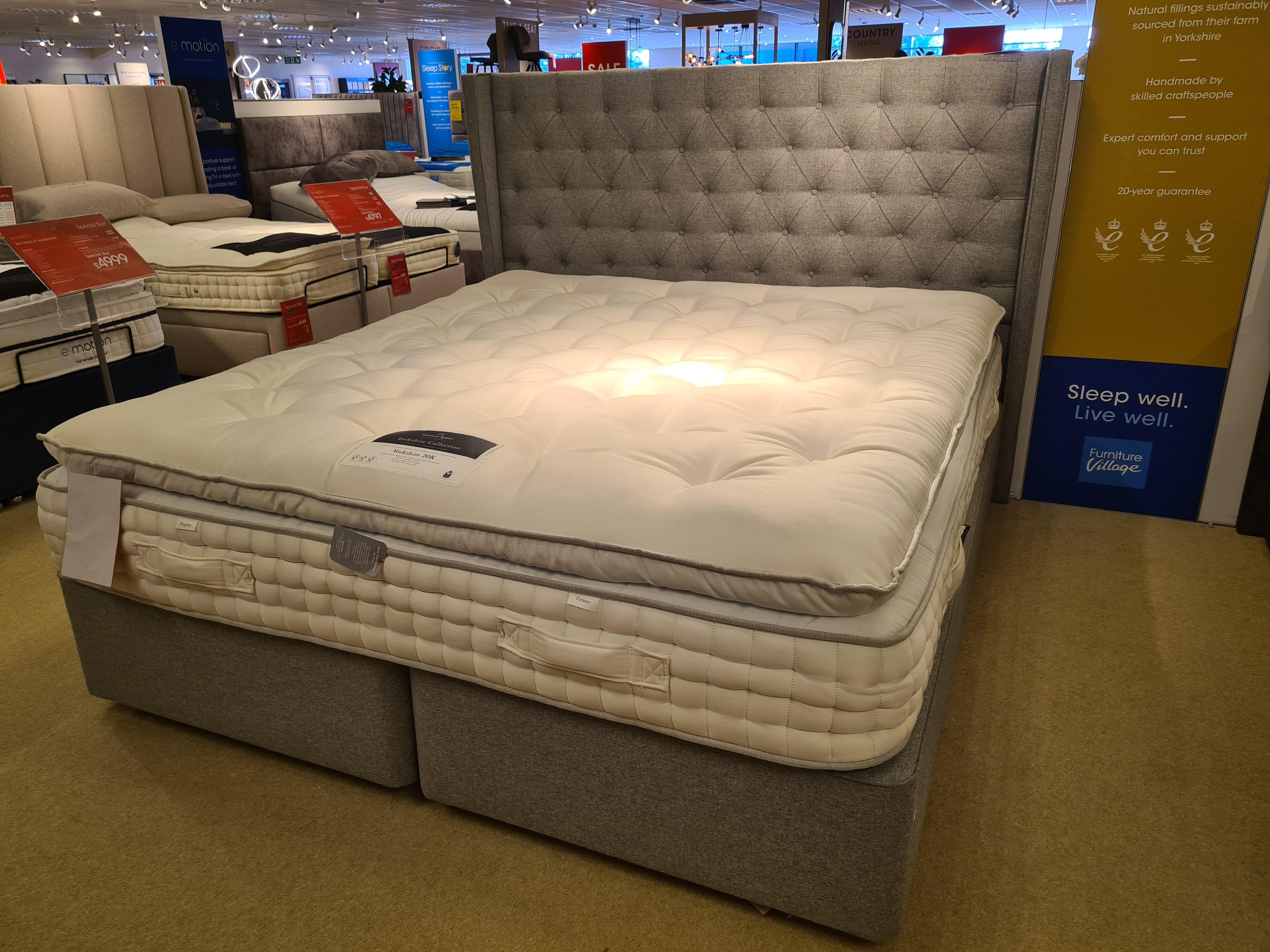 Harrison Spinks Yorkshire 20k Super Kingsize 6'0 2 Drawer Divan Set in  on Furniture Village