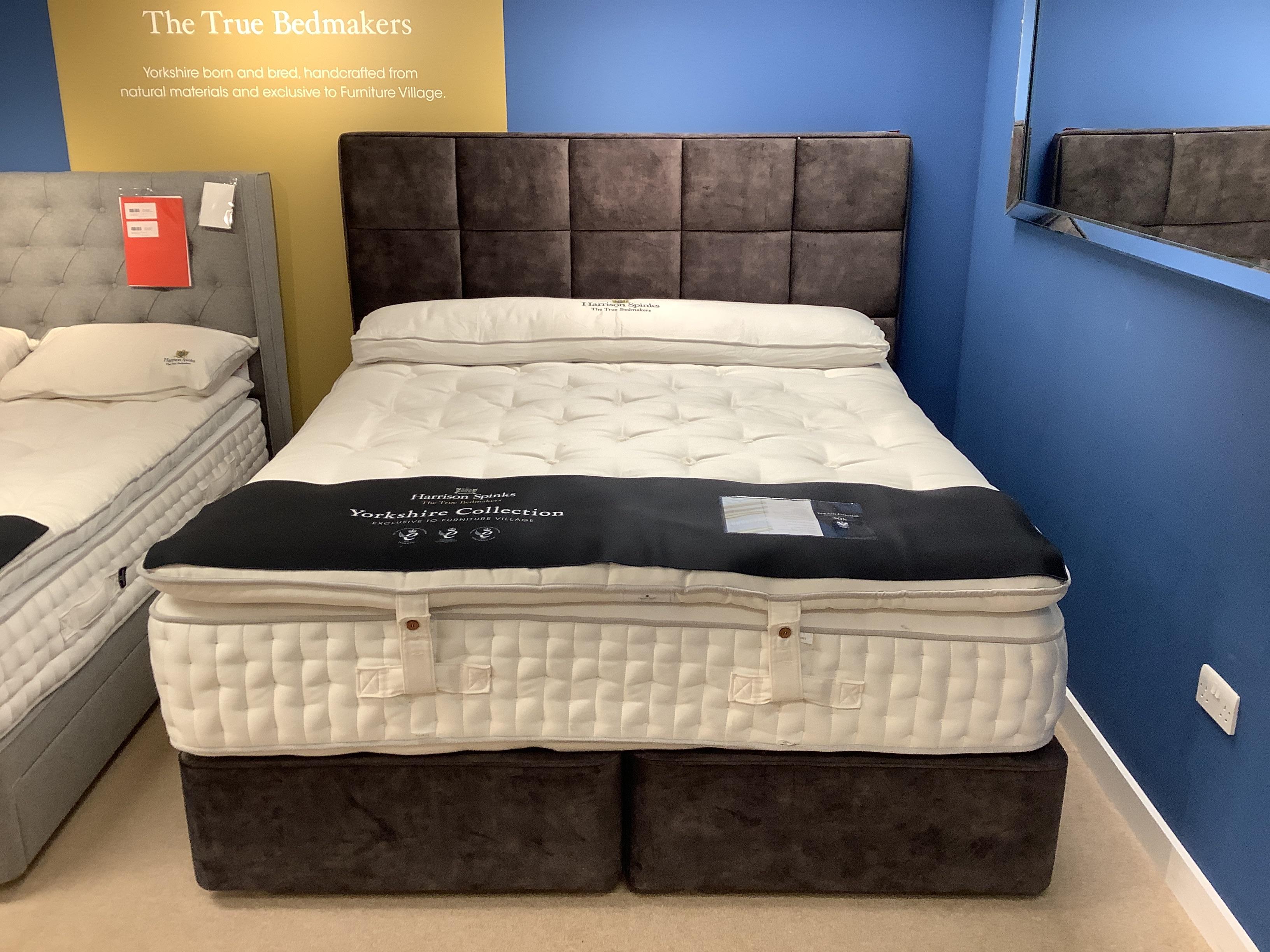 Yorkshire 30K Superking Drawer Divan,Headboard in  on Furniture Village