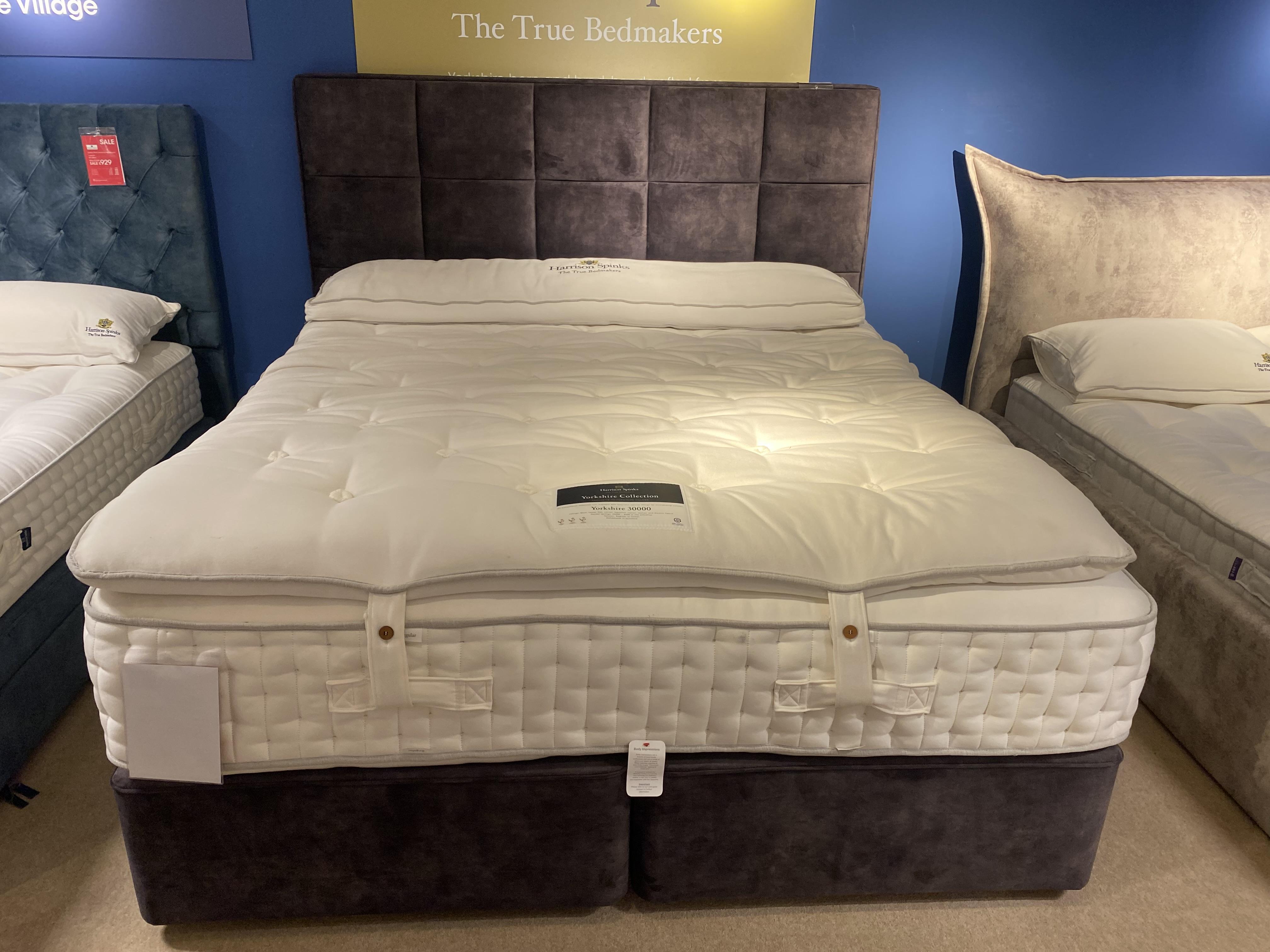 Yorkshire 30000 divan set and headboard in  on Furniture Village