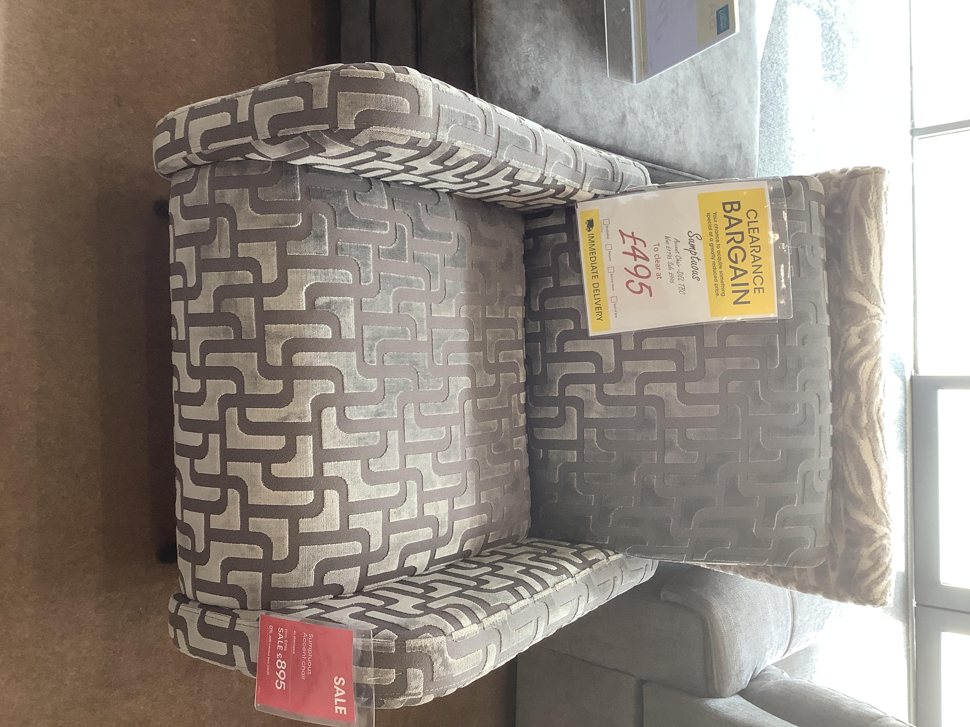Sumptuous Accent Chair in  on Furniture Village