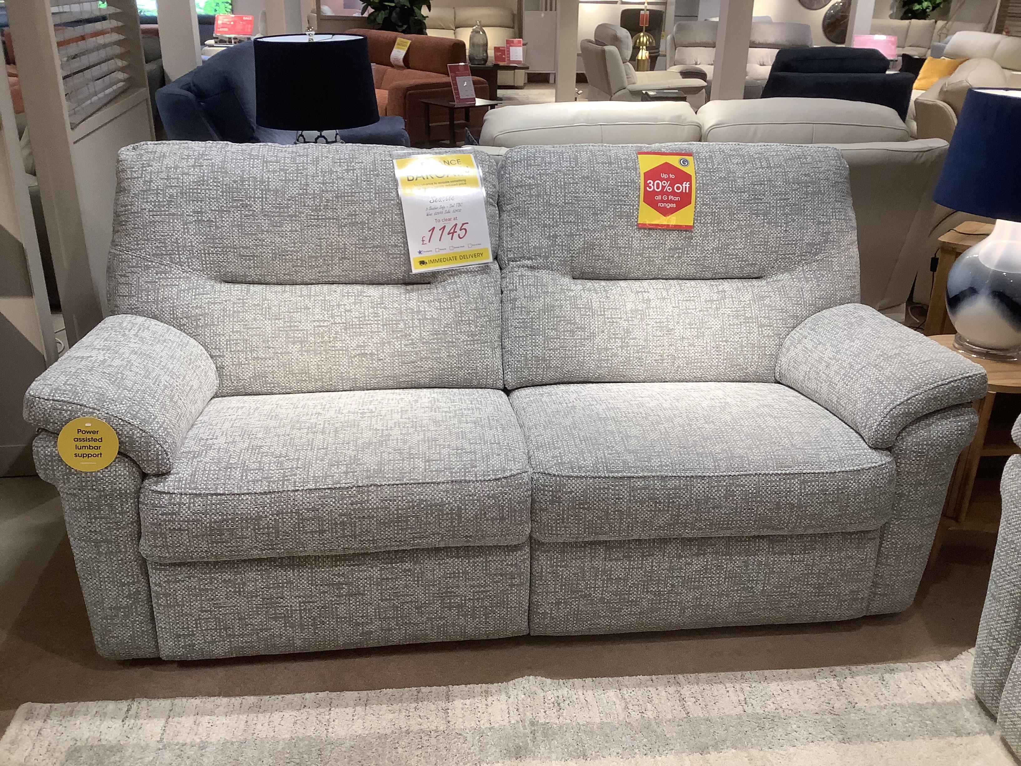 Seattle 3 Seater Sofa in  on Furniture Village