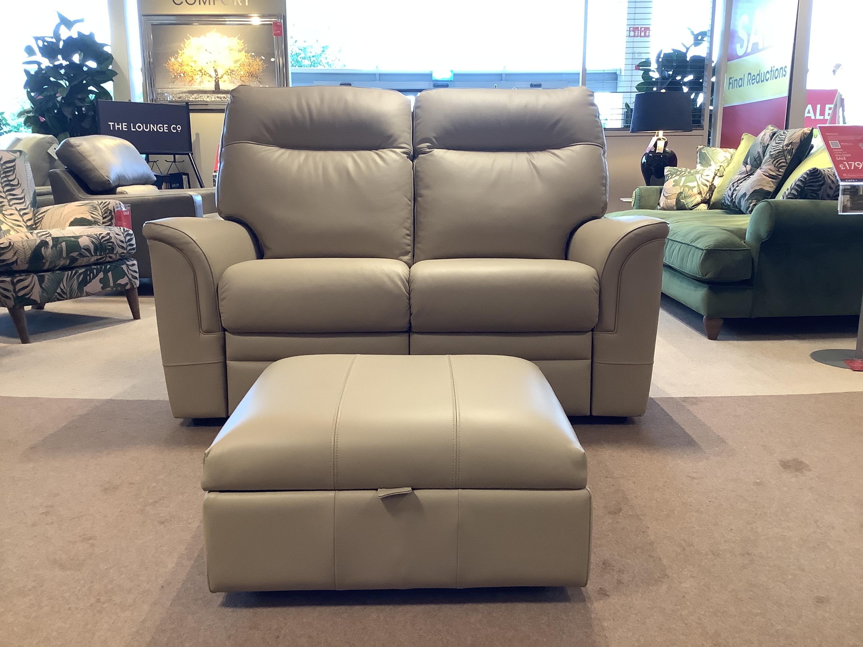 Hudson 2 seater sofa & footstool in  on Furniture Village