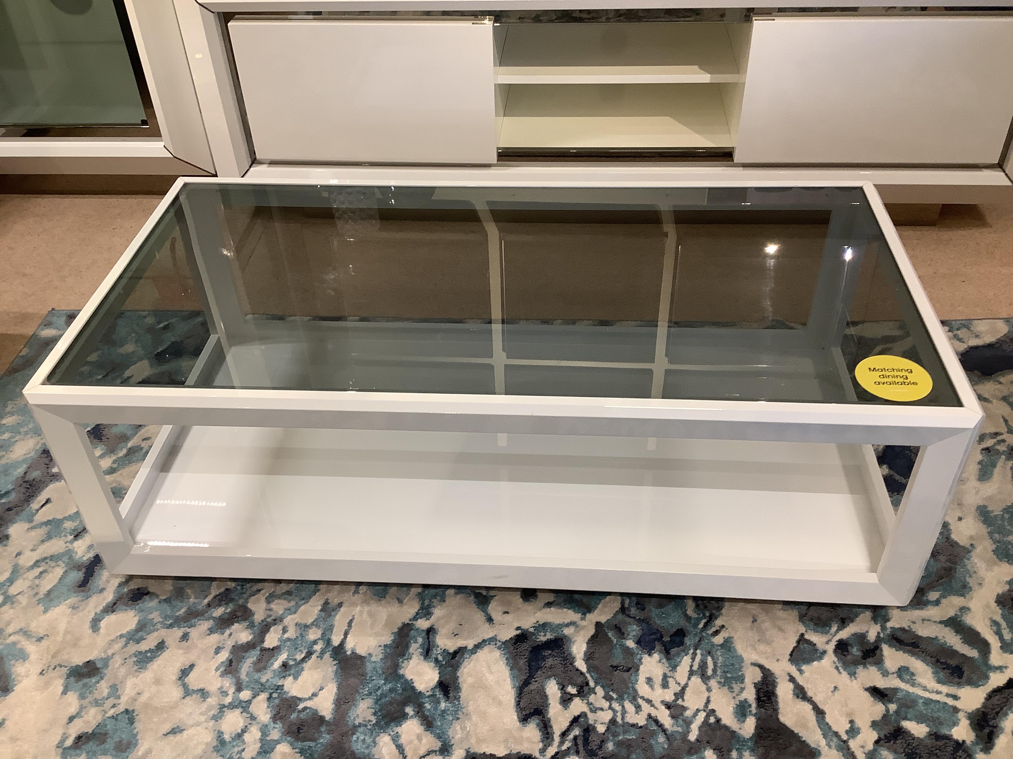 Palazzo coffee table & lamp table in  on Furniture Village