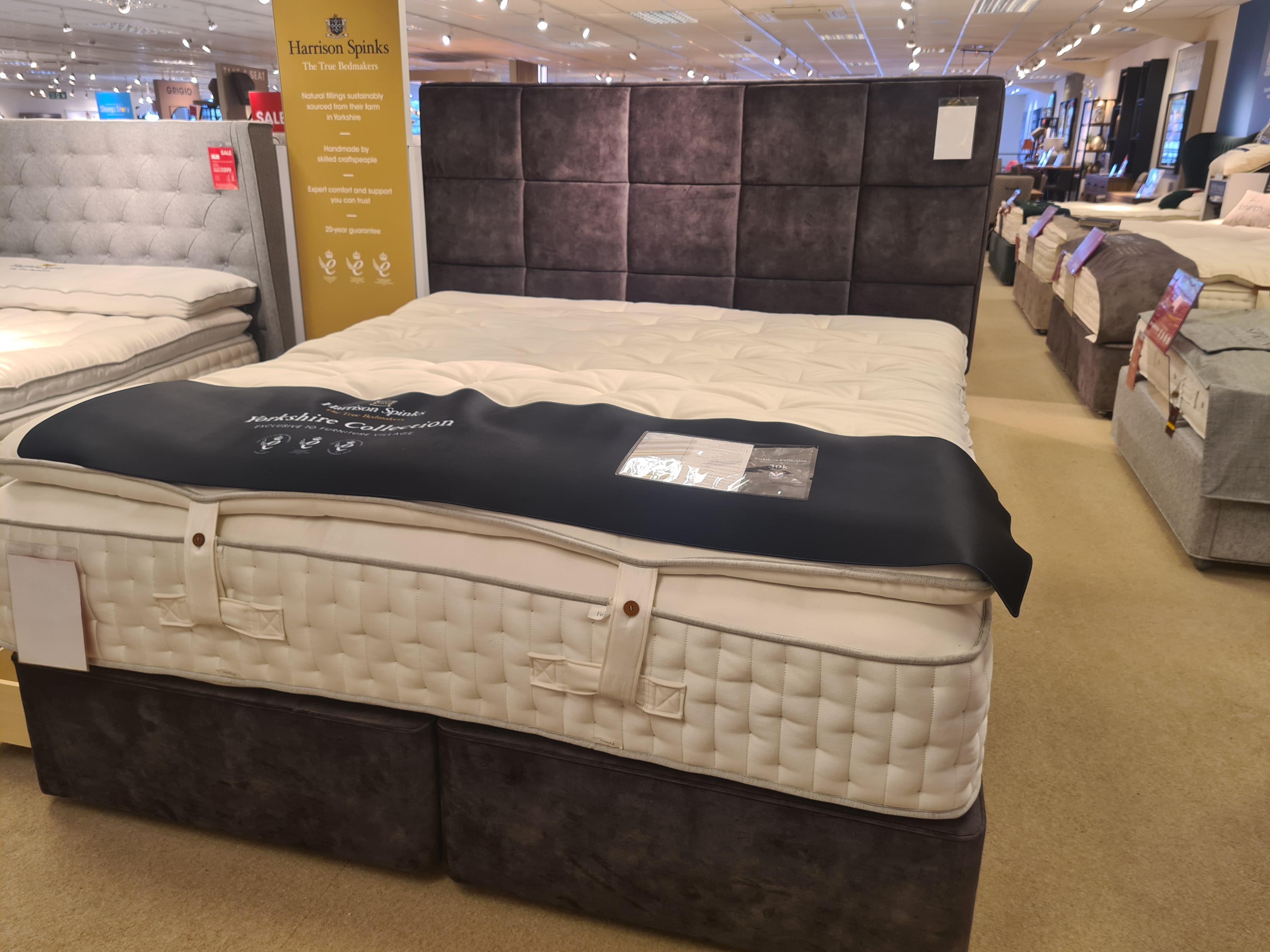 Harrison Spinks Yorkshire 30000 Super Kingsize 6'0 2+2 Drawer Divan Set in  on Furniture Village