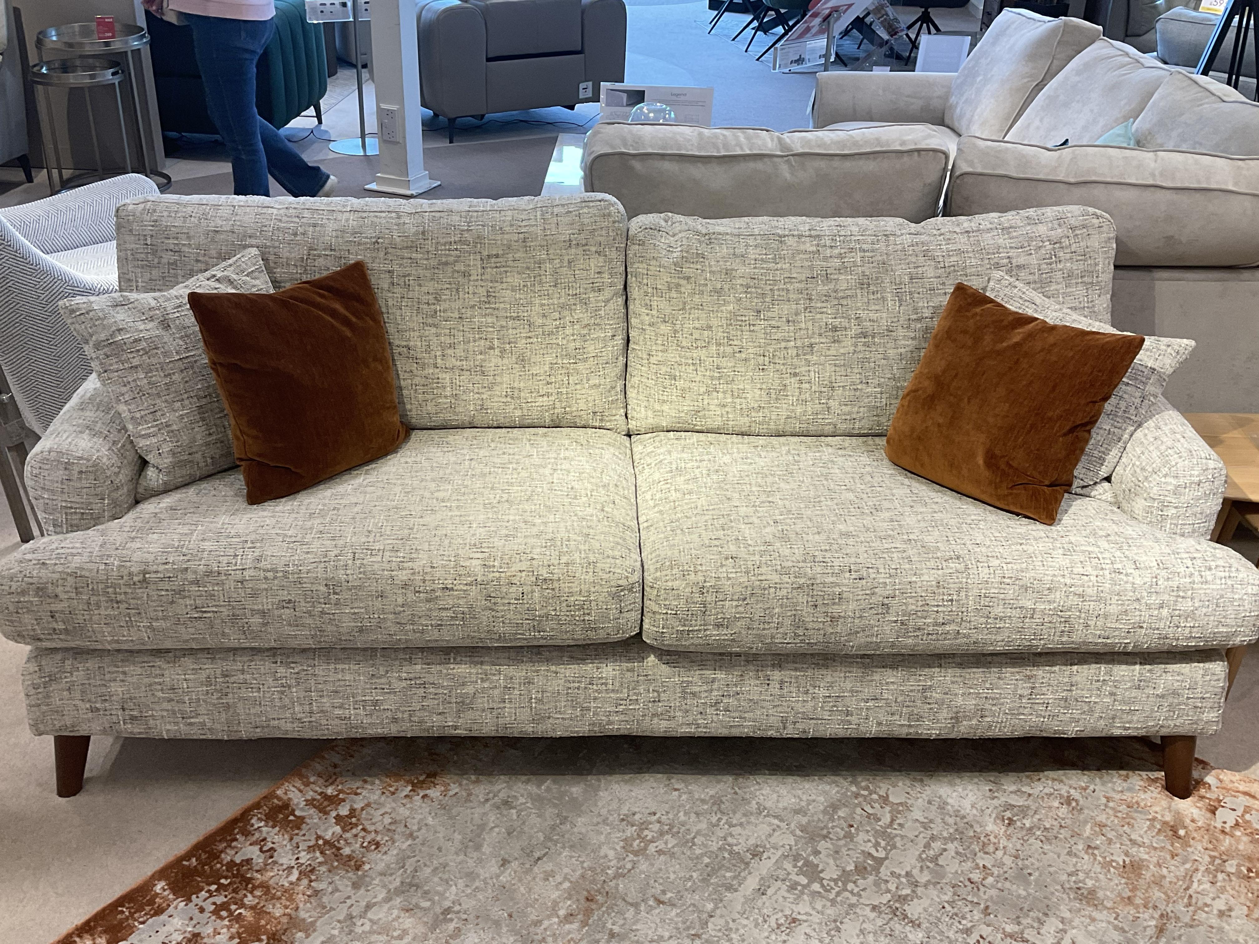 Jackson 4 seater sofa and Footstol in  on Furniture Village