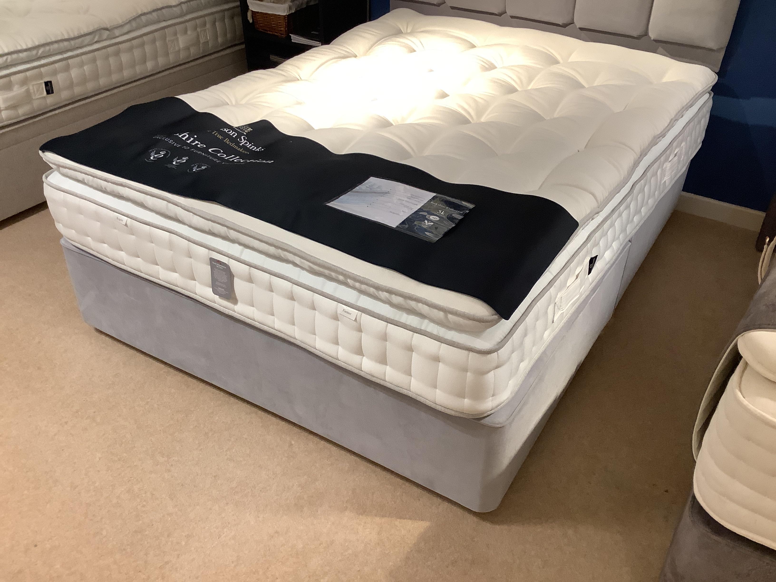 Harrison Spinks Yorkshire 5000 Divan set inc Headboard in  on Furniture Village