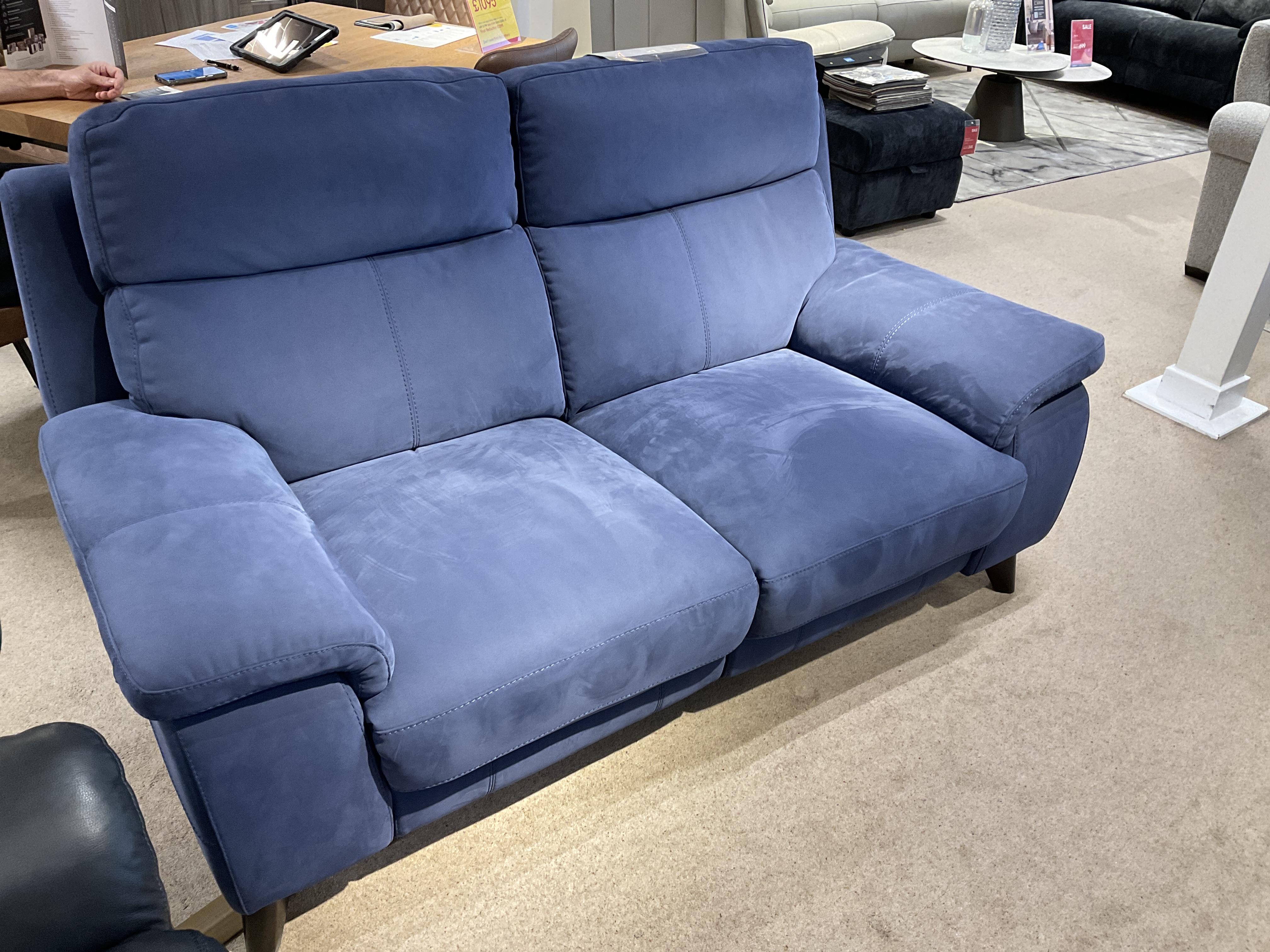 MISSOURI 2 SEATER & STOOL in  on Furniture Village