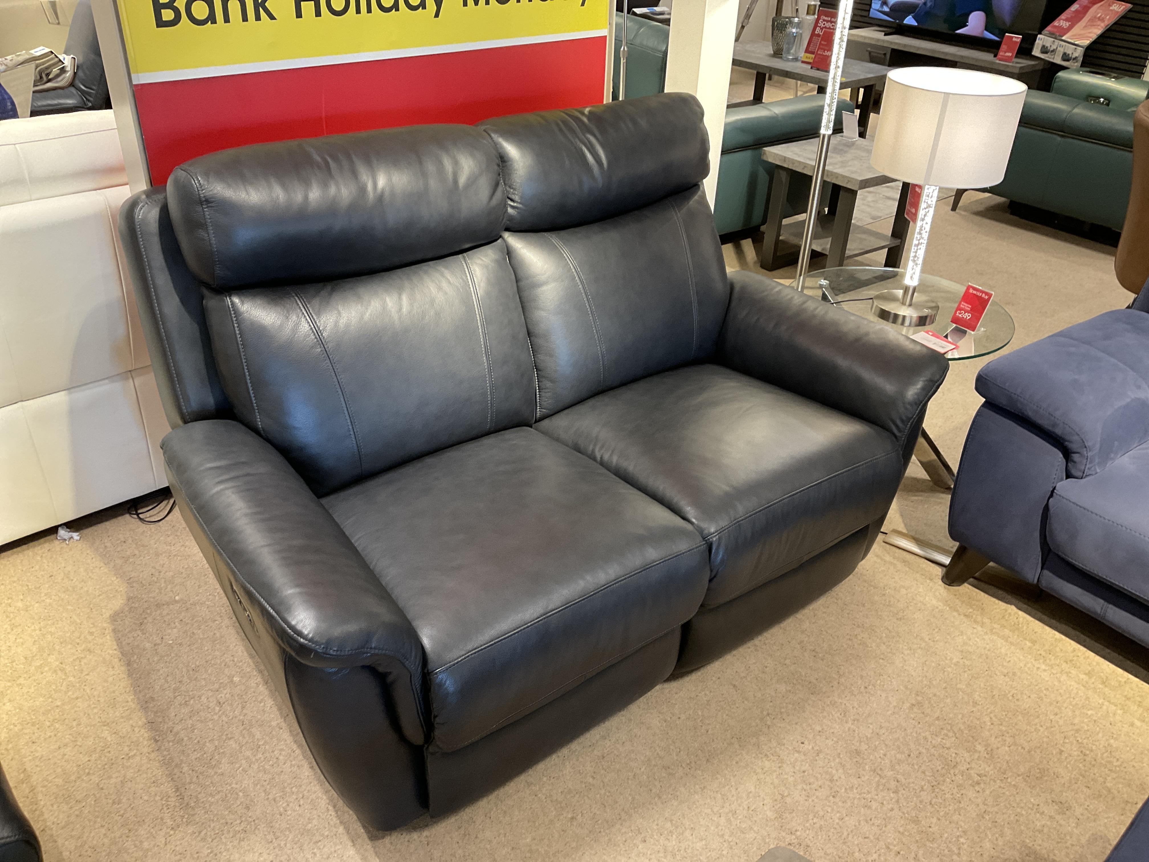 ORLANDO 2 SEATER SOFA & STOOL in  on Furniture Village