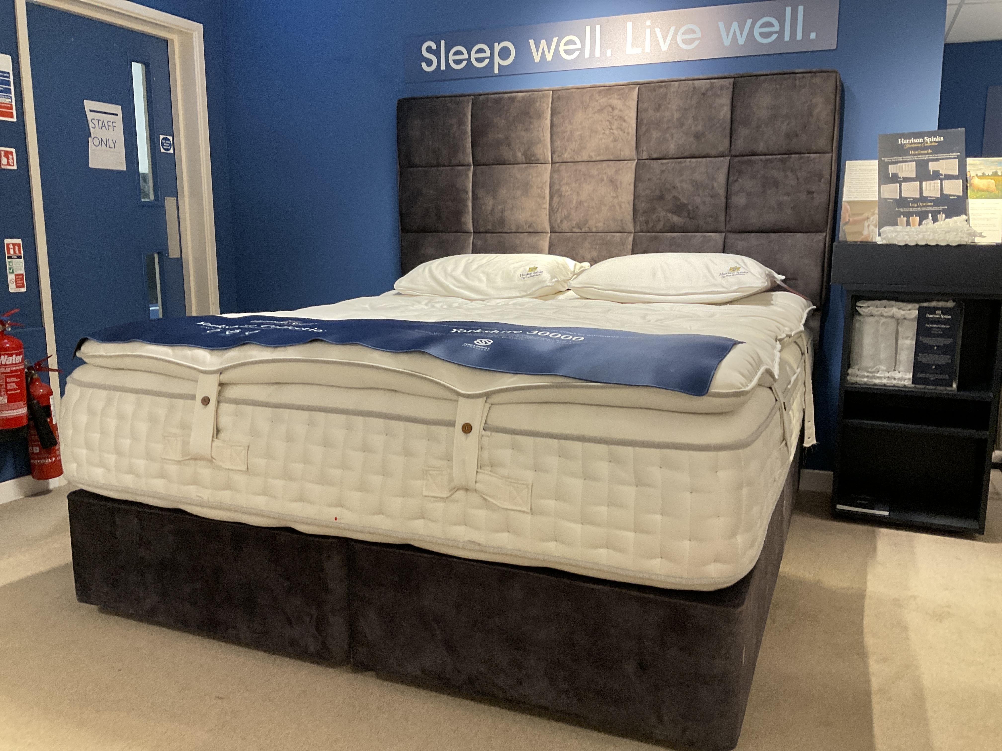 YORKSHIRE 30000 Superking Divan Set & Headboard in  on Furniture Village